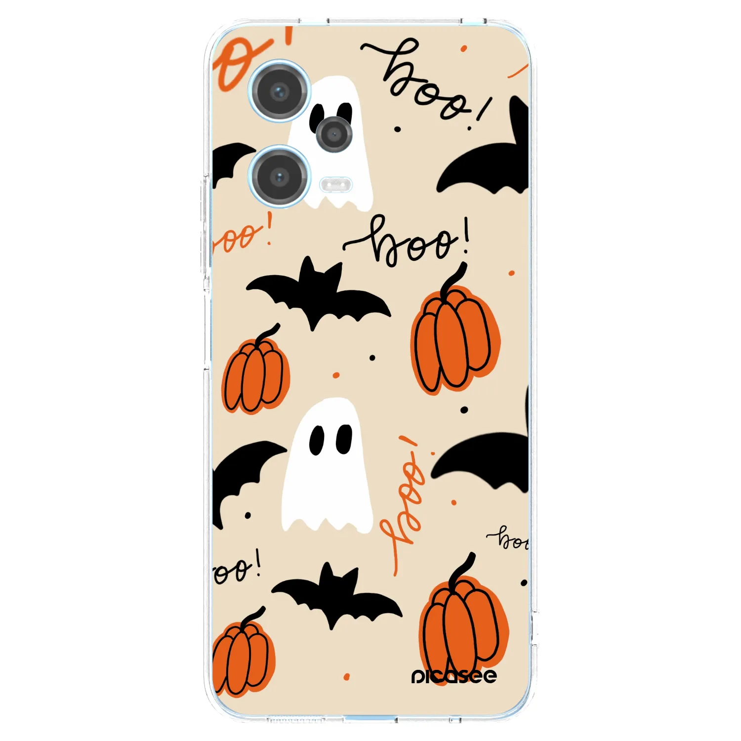 Picasee silikónový prehľadný obal pre Xiaomi Redmi Note 12 5G - Halloween 26