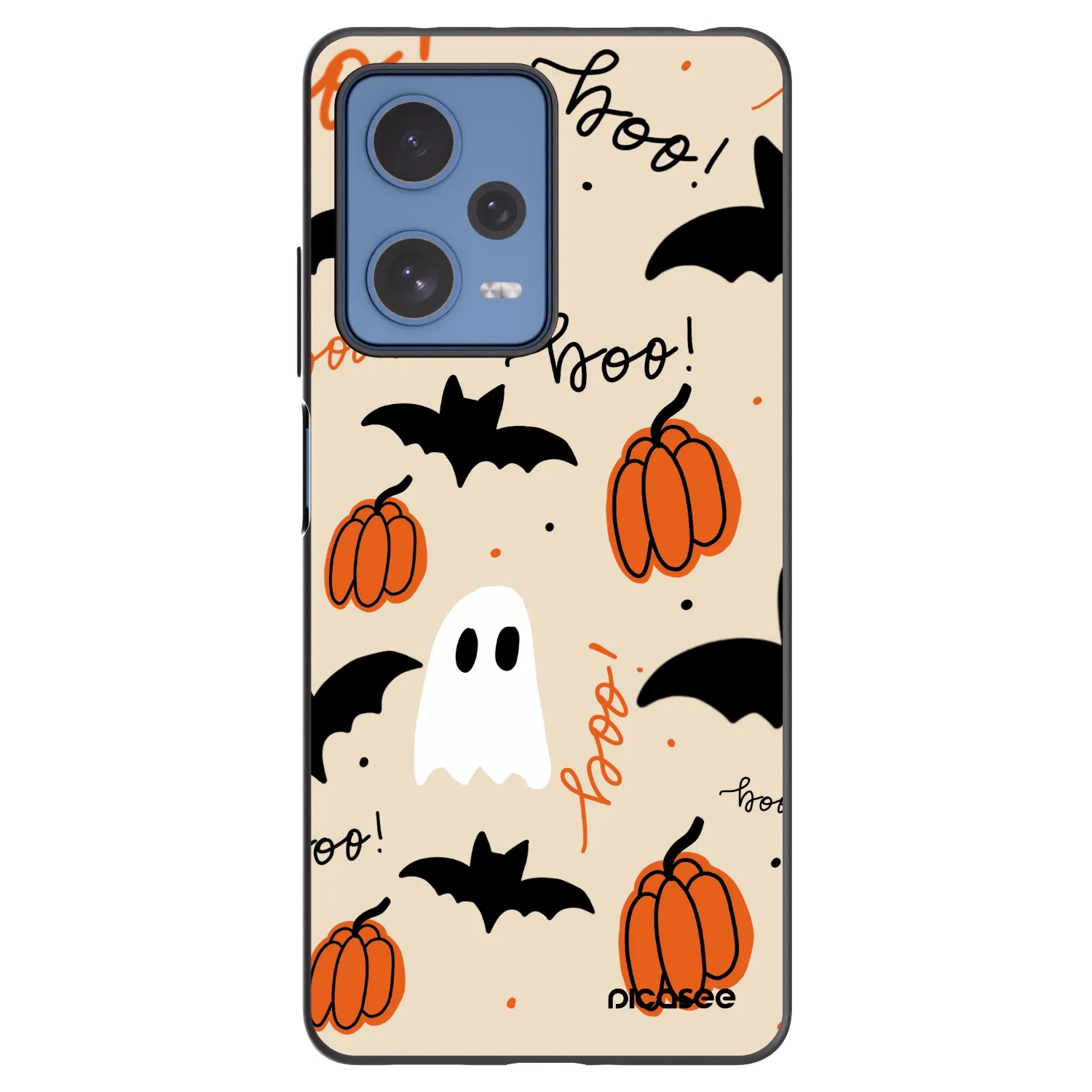 Picasee silikónový čierny obal pre Xiaomi Redmi Note 12 Pro 5G - Halloween 26