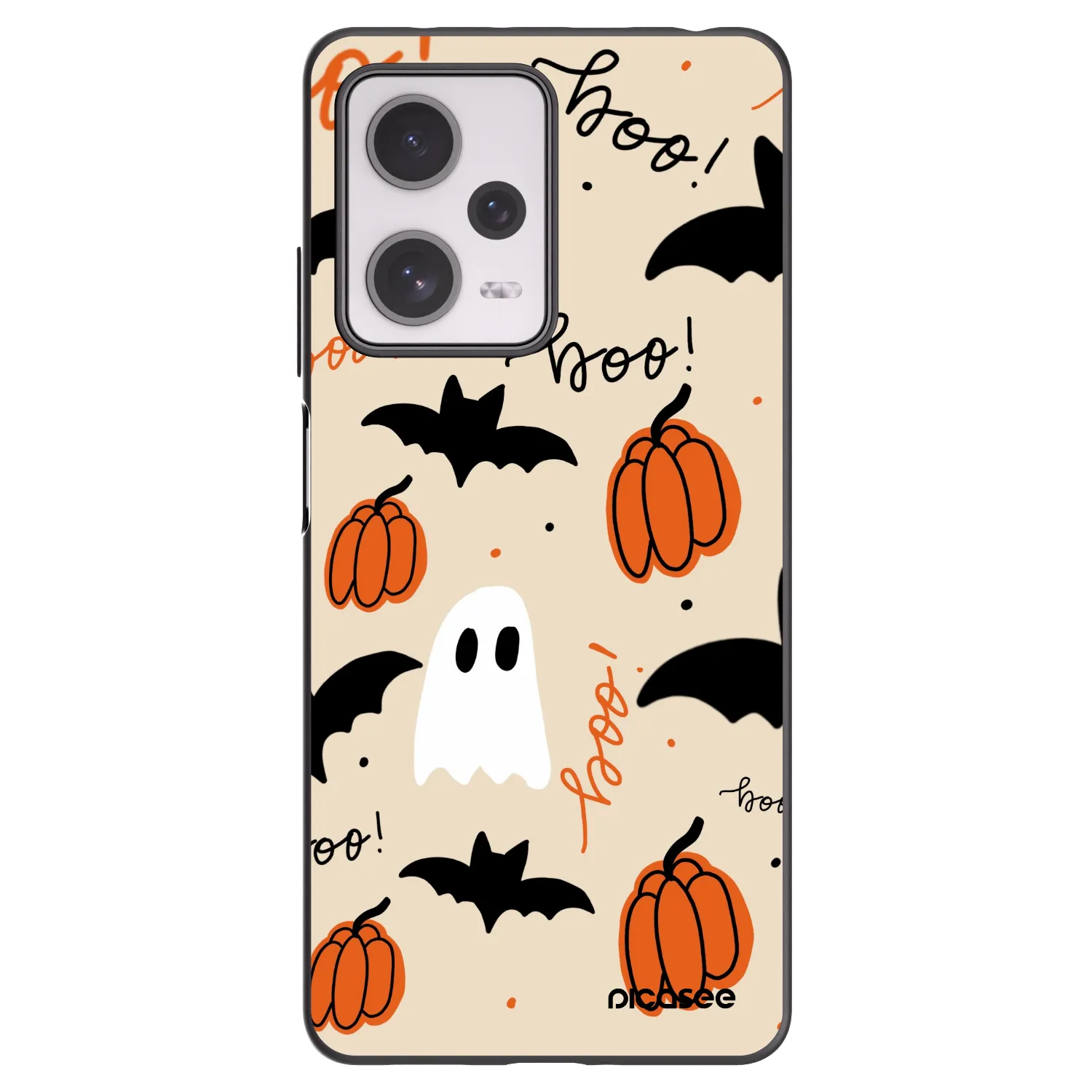 Picasee silikónový čierny obal pre Xiaomi Redmi Note 12 Pro+ 5G - Halloween 26