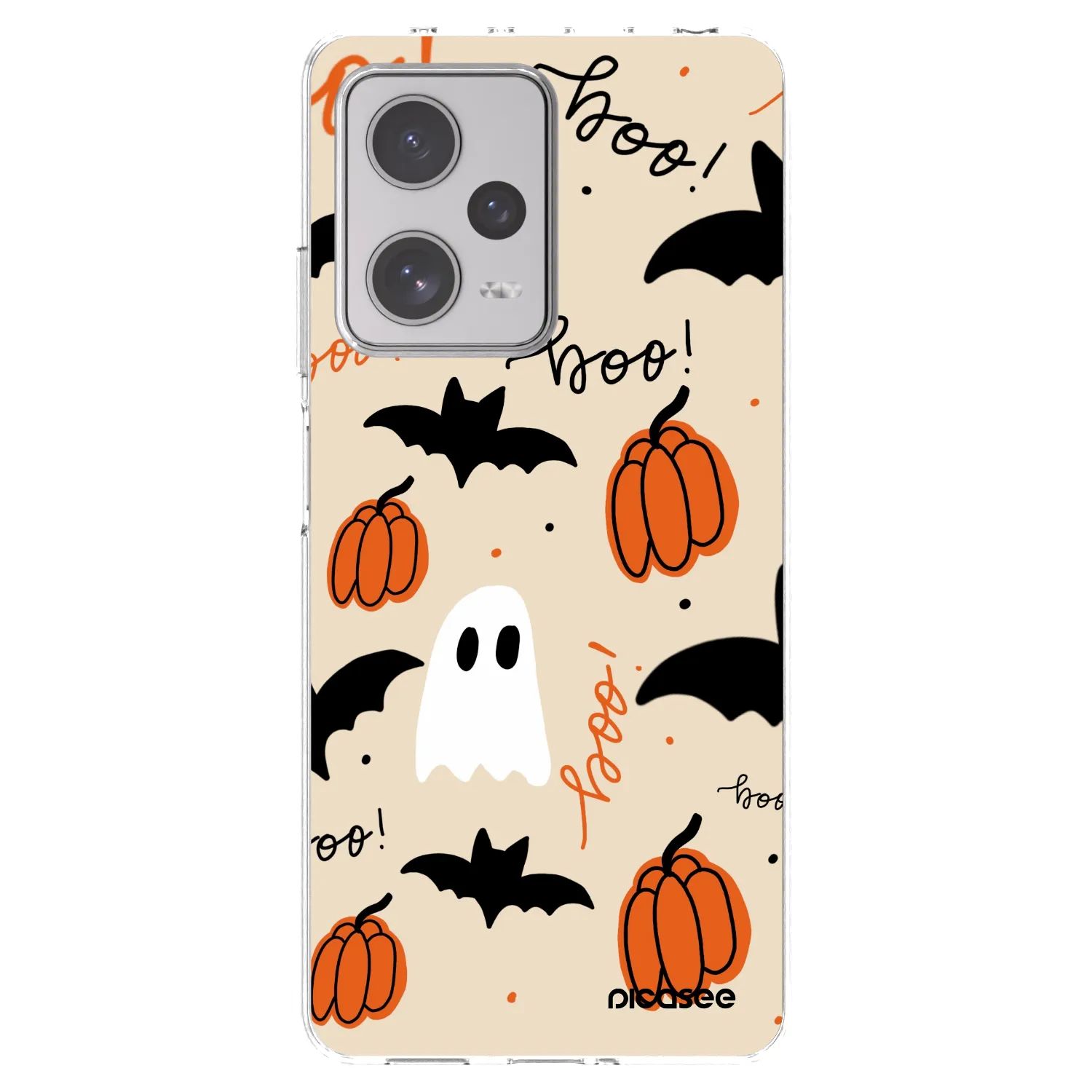 Picasee silikónový prehľadný obal pre Xiaomi Redmi Note 12 Pro+ 5G - Halloween 26