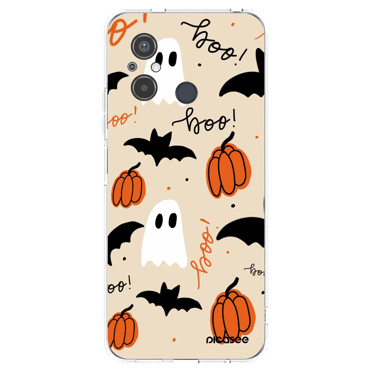 Picasee silikónový prehľadný obal pre Xiaomi Redmi 12C - Halloween 26