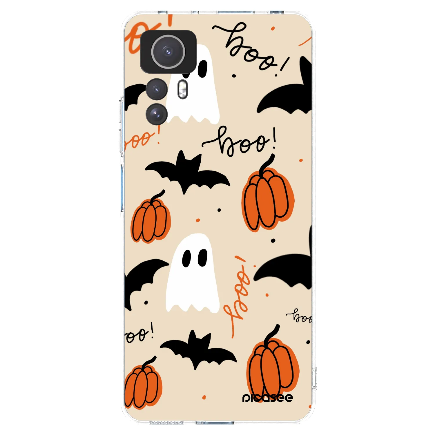 Picasee silikónový prehľadný obal pre Xiaomi Redmi Note 12S - Halloween 26