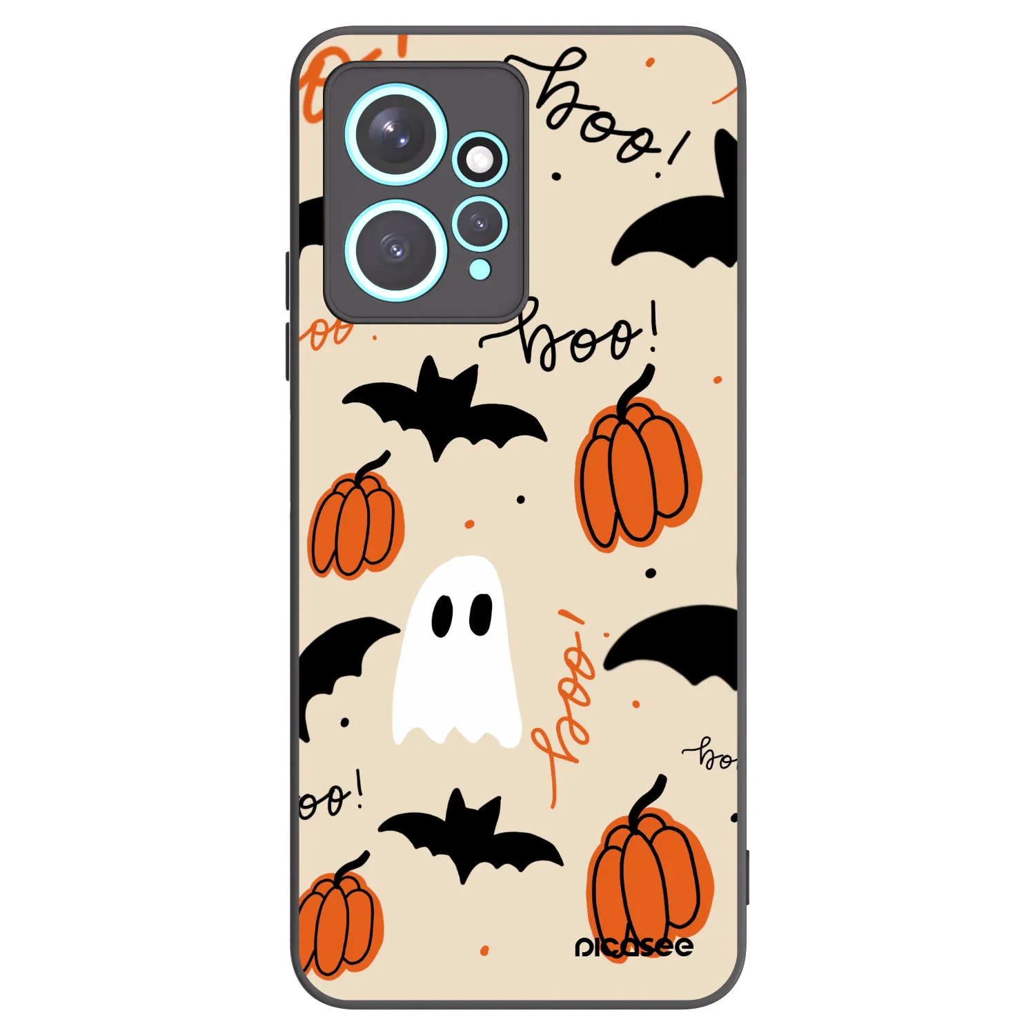 Picasee silikónový čierny obal pre Xiaomi Redmi Note 12 4G - Halloween 26