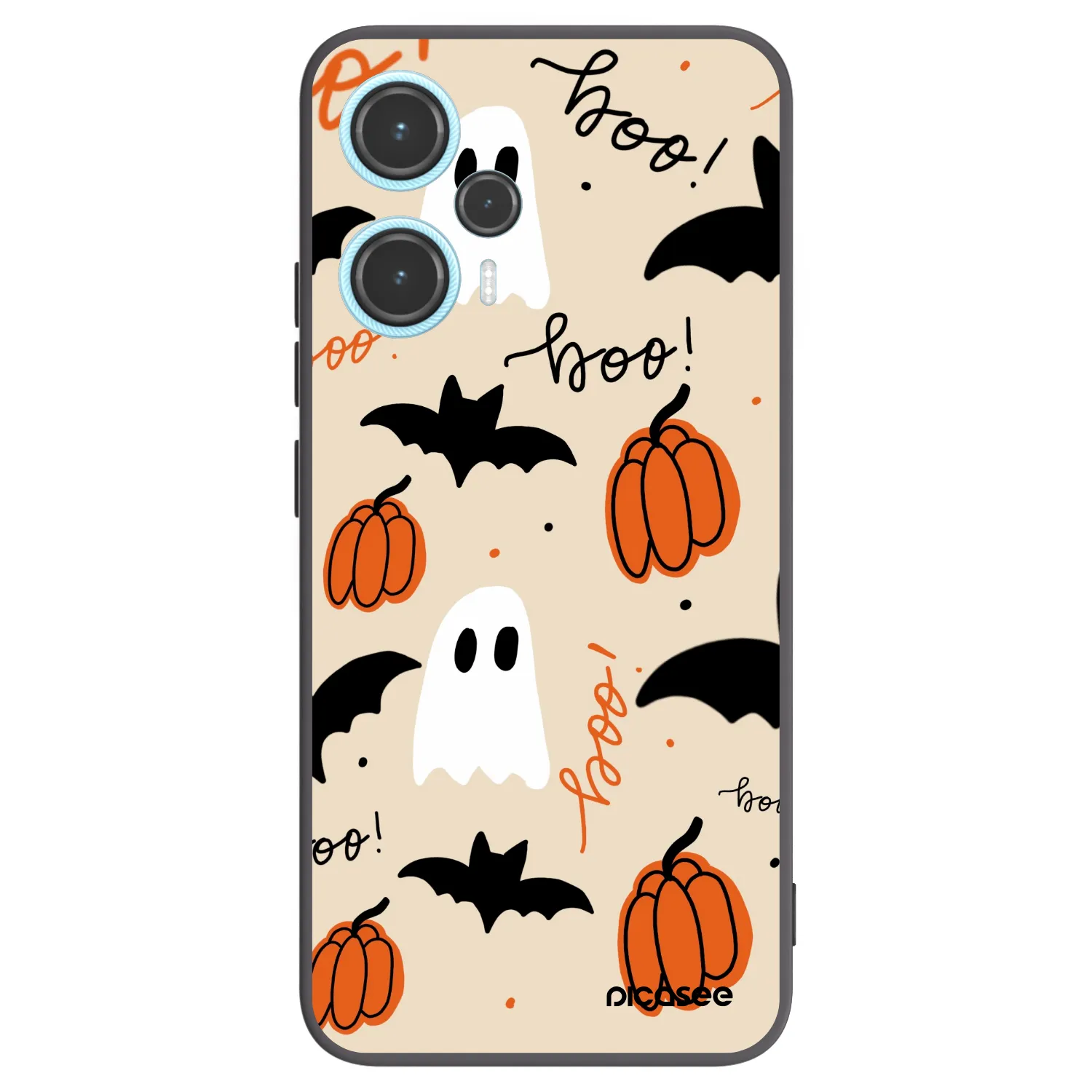 Picasee silikónový čierny obal pre Xiaomi Poco F5 - Halloween 26