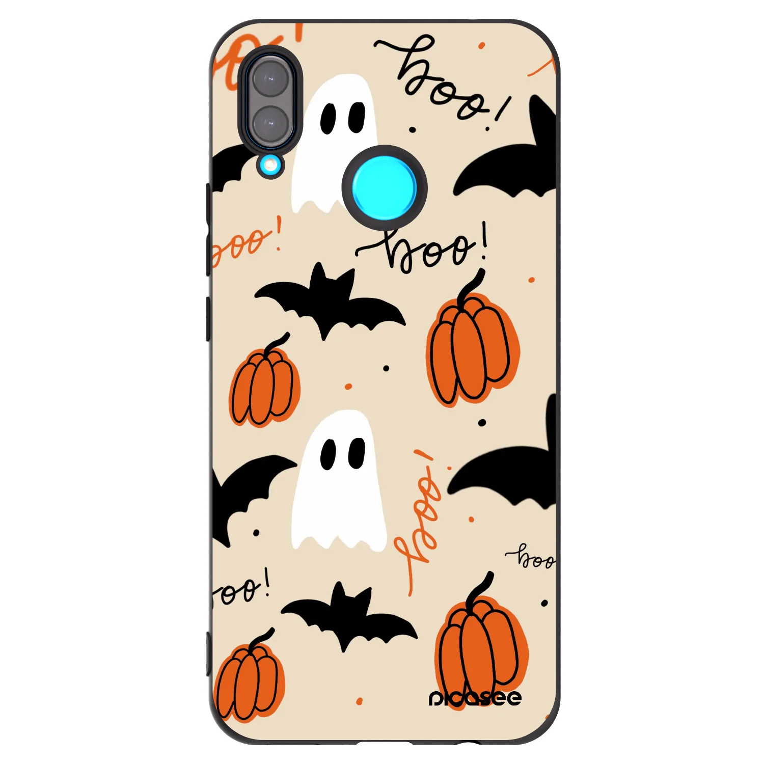 Picasee silikónový čierny obal pre Huawei Nova 3i - Halloween 26