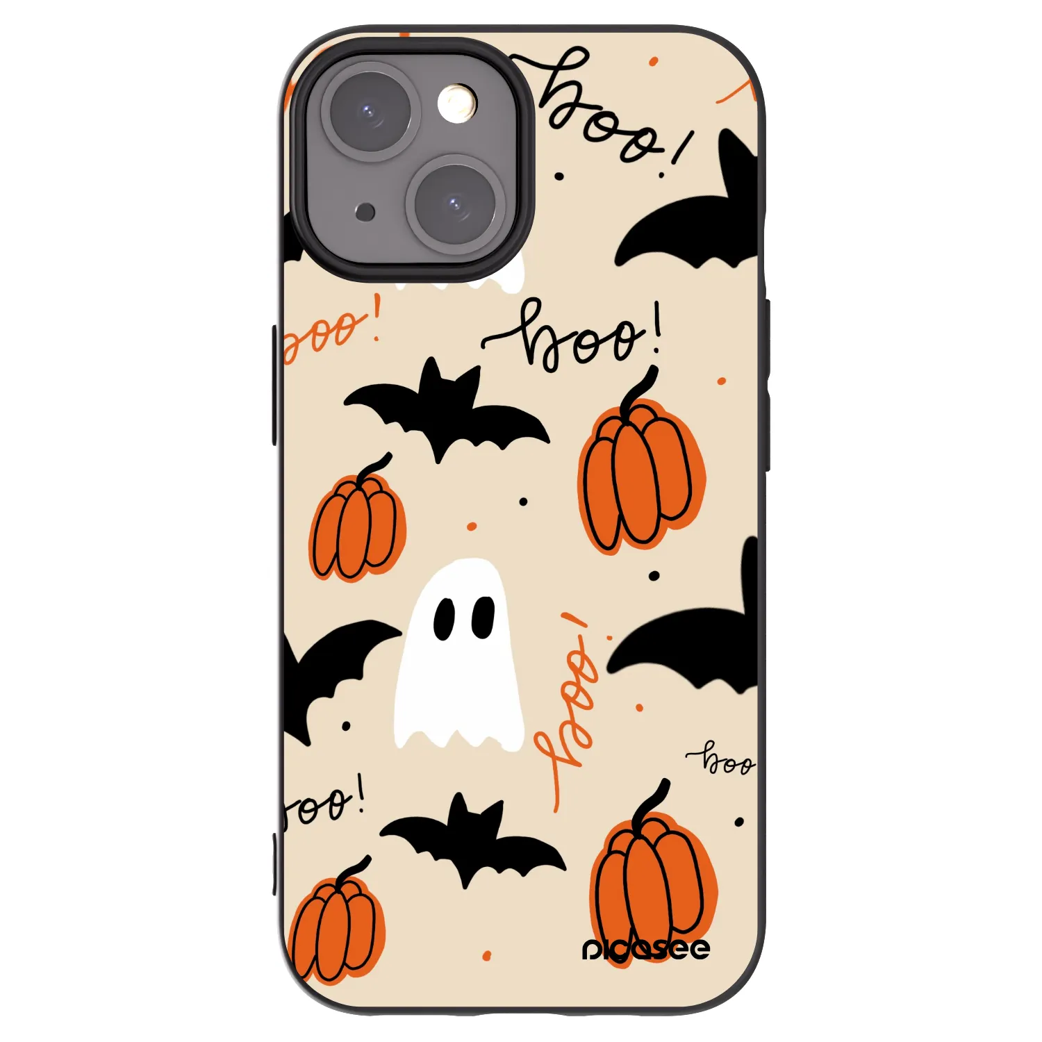 Picasee silikónový čierny obal pre Apple iPhone 15 - Halloween 26
