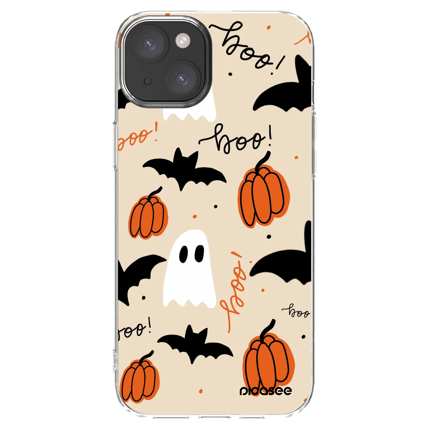 Picasee silikónový prehľadný obal pre Apple iPhone 15 Plus - Halloween 26