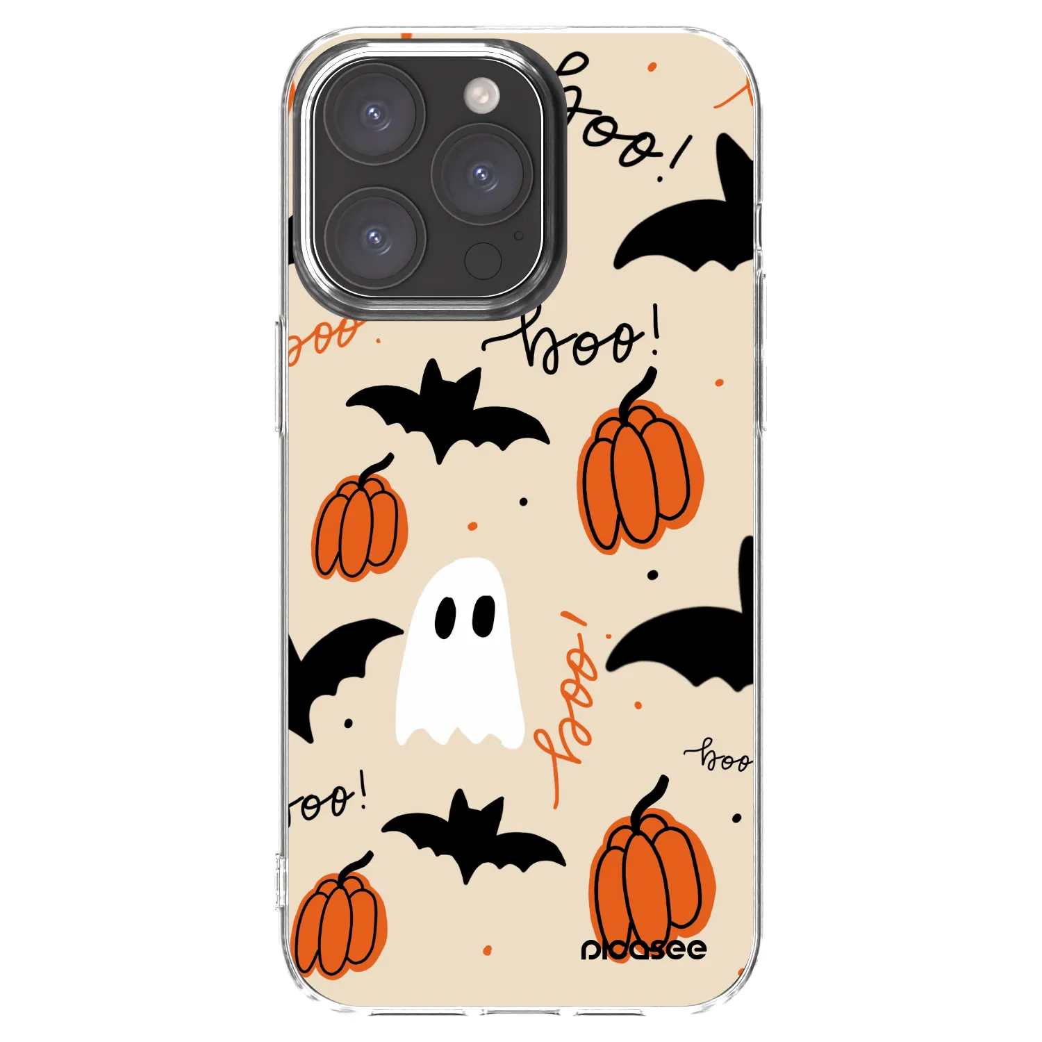 Picasee silikónový prehľadný obal pre Apple iPhone 15 Pro Max - Halloween 26
