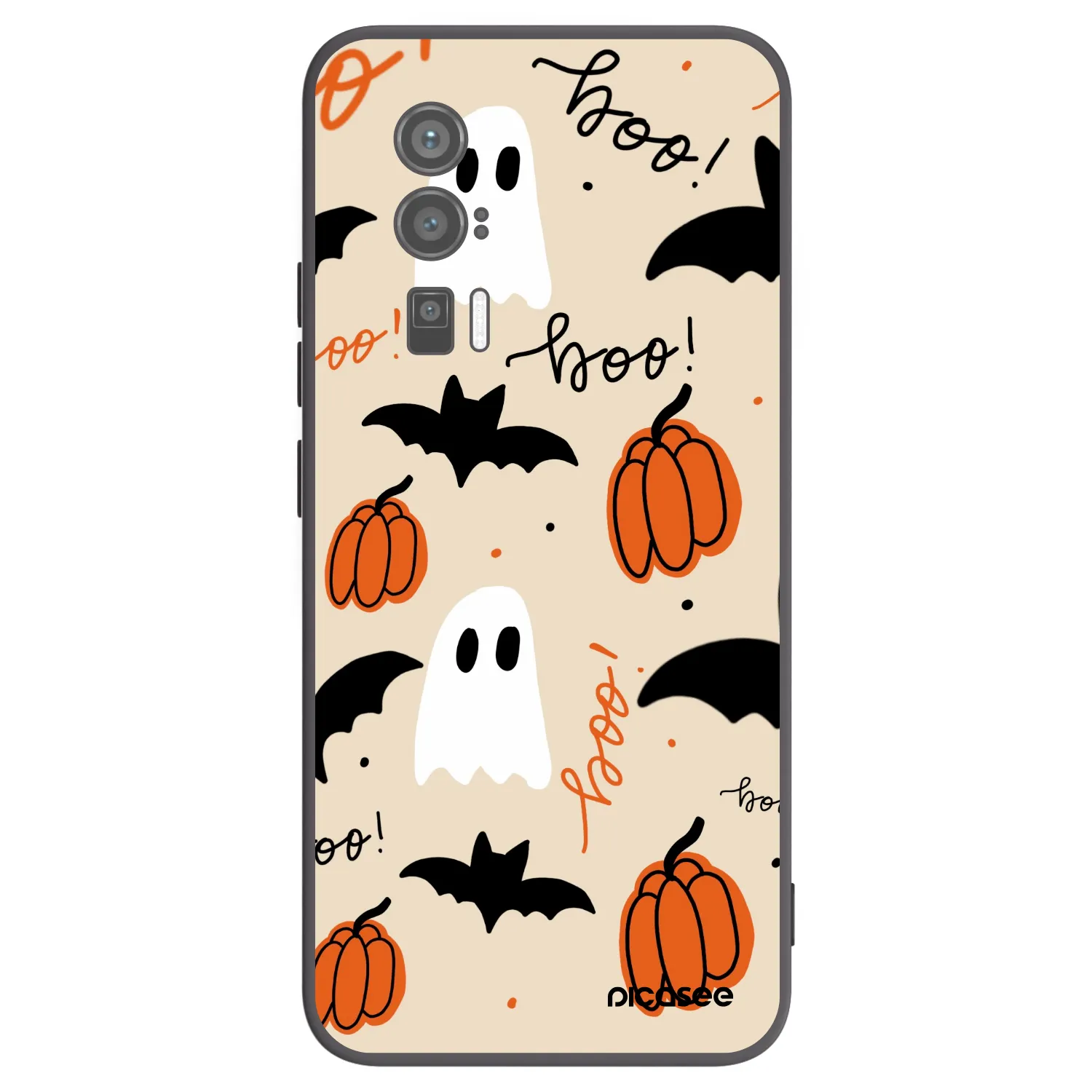 Picasee silikónový čierny obal pre Xiaomi Poco F5 Pro 5G - Halloween 26