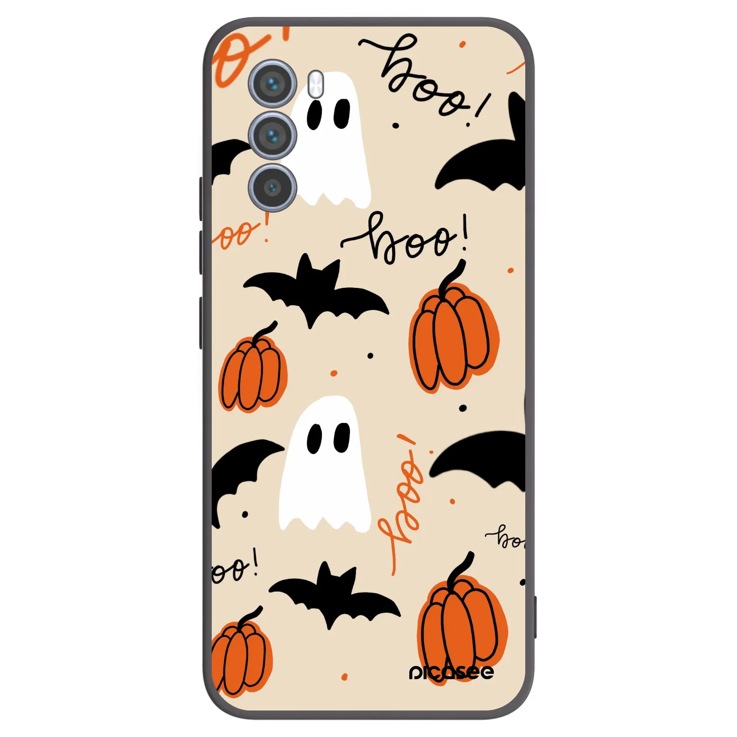 Picasee silikónový čierny obal pre Motorola Moto G62 - Halloween 26
