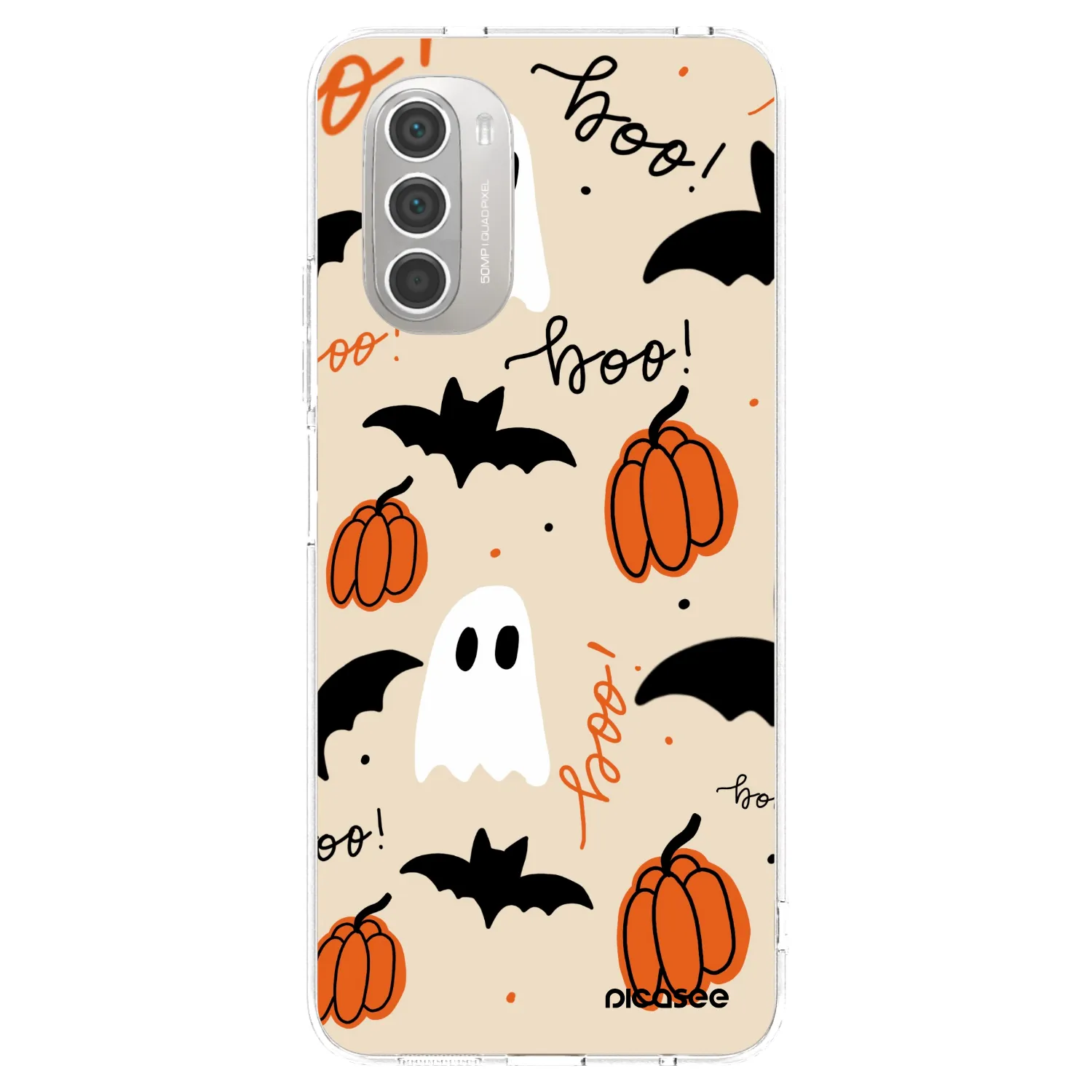 Picasee silikónový prehľadný obal pre Motorola Moto G51 - Halloween 26