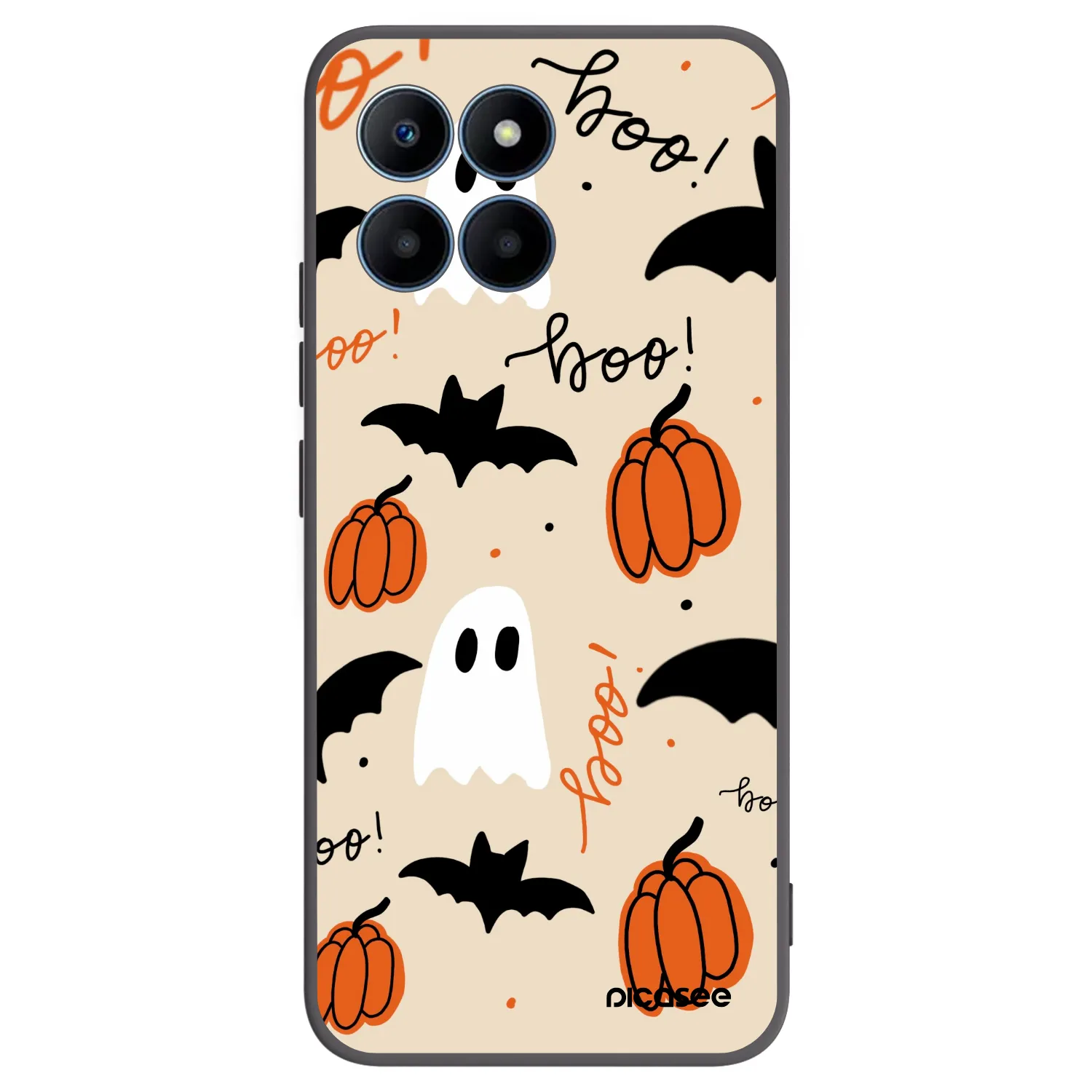 Picasee silikónový čierny obal pre Honor 70 Lite - Halloween 26