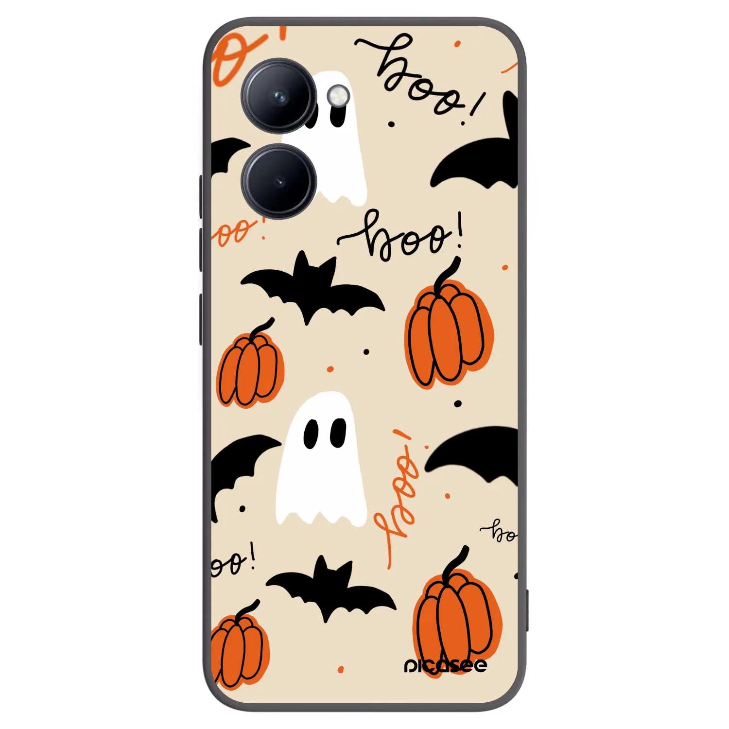 Picasee silikónový čierny obal pre Realme C33 (2023) - Halloween 26