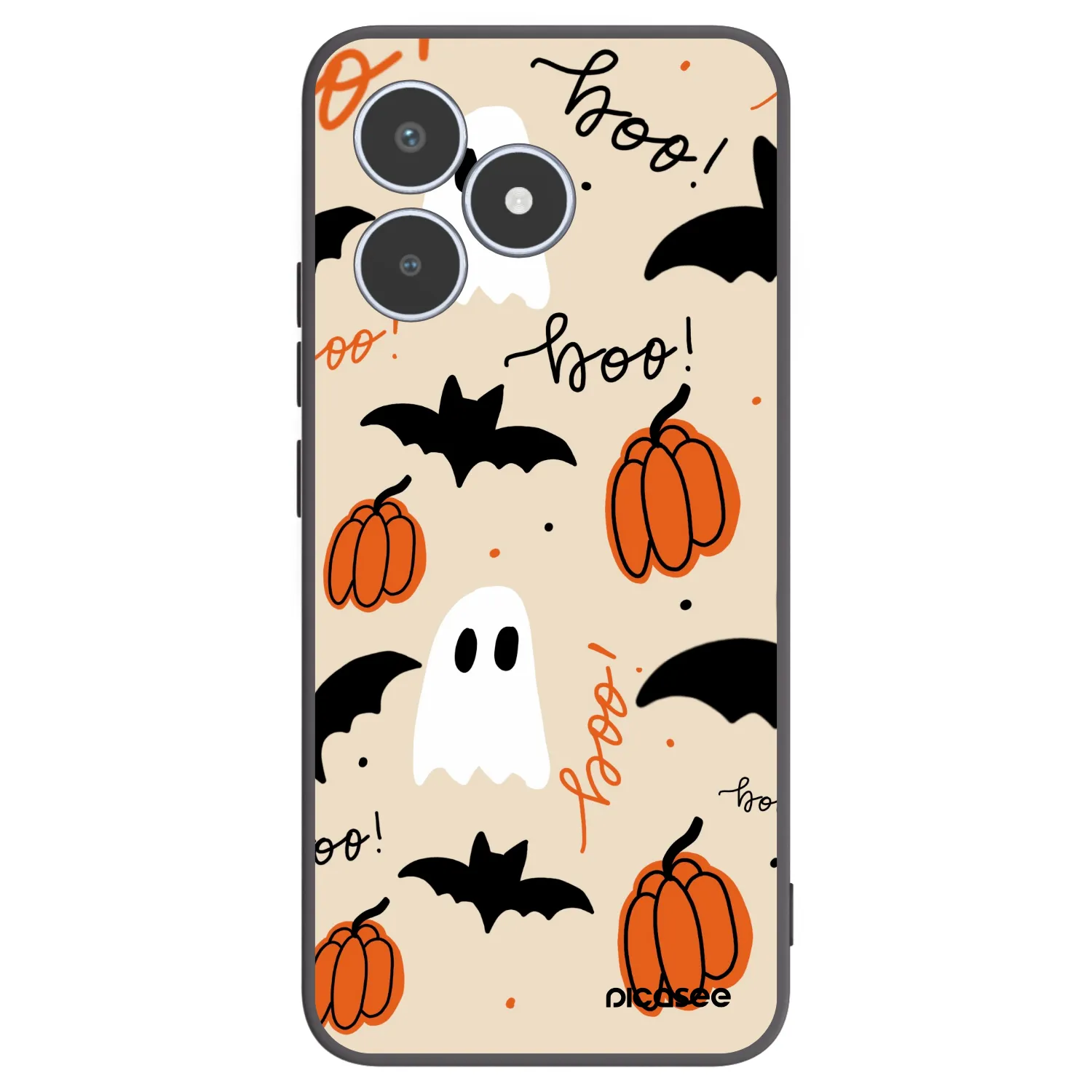 Picasee silikónový čierny obal pre Realme C53 - Halloween 26
