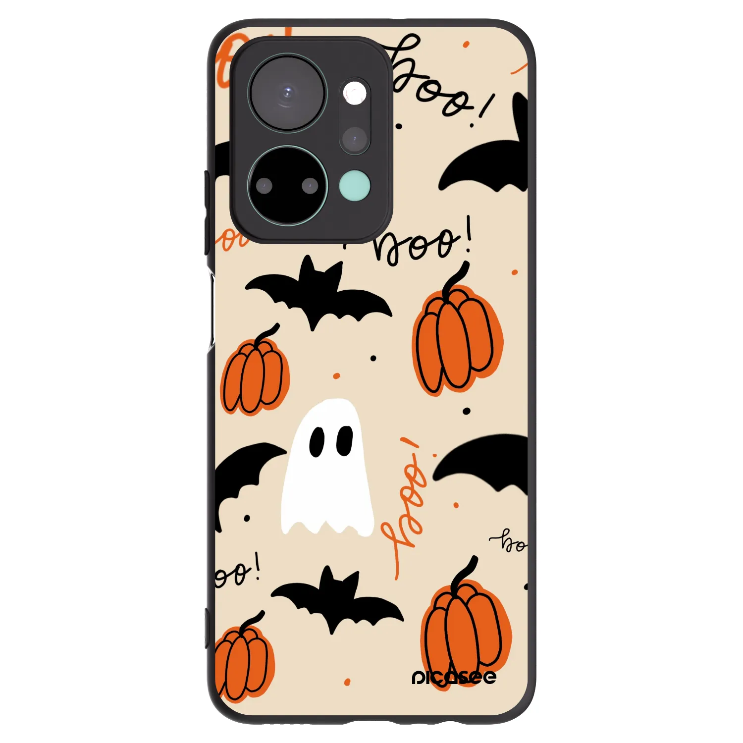 Picasee silikónový čierny obal pre Honor X7a - Halloween 26