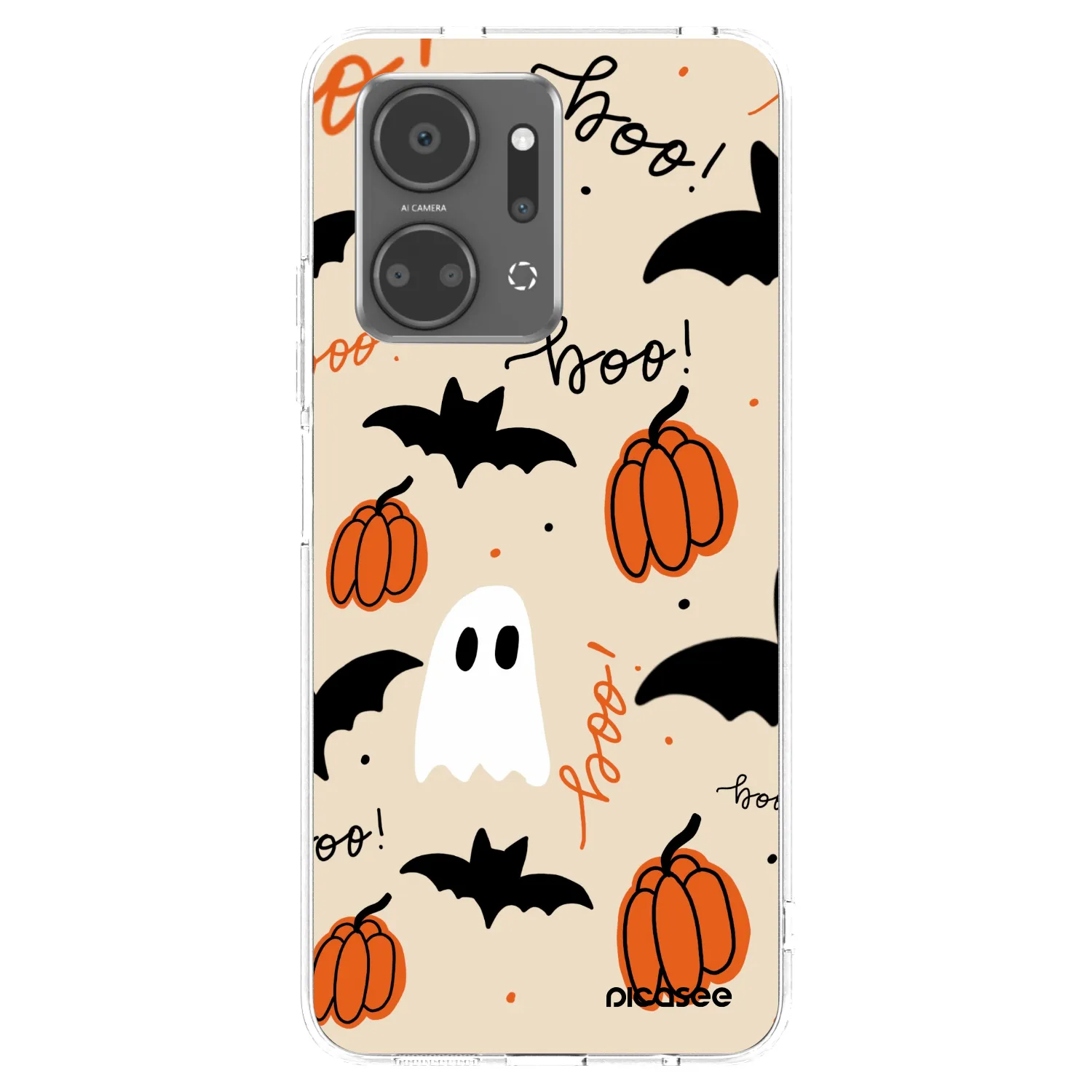 Picasee silikónový prehľadný obal pre Honor X7a - Halloween 26