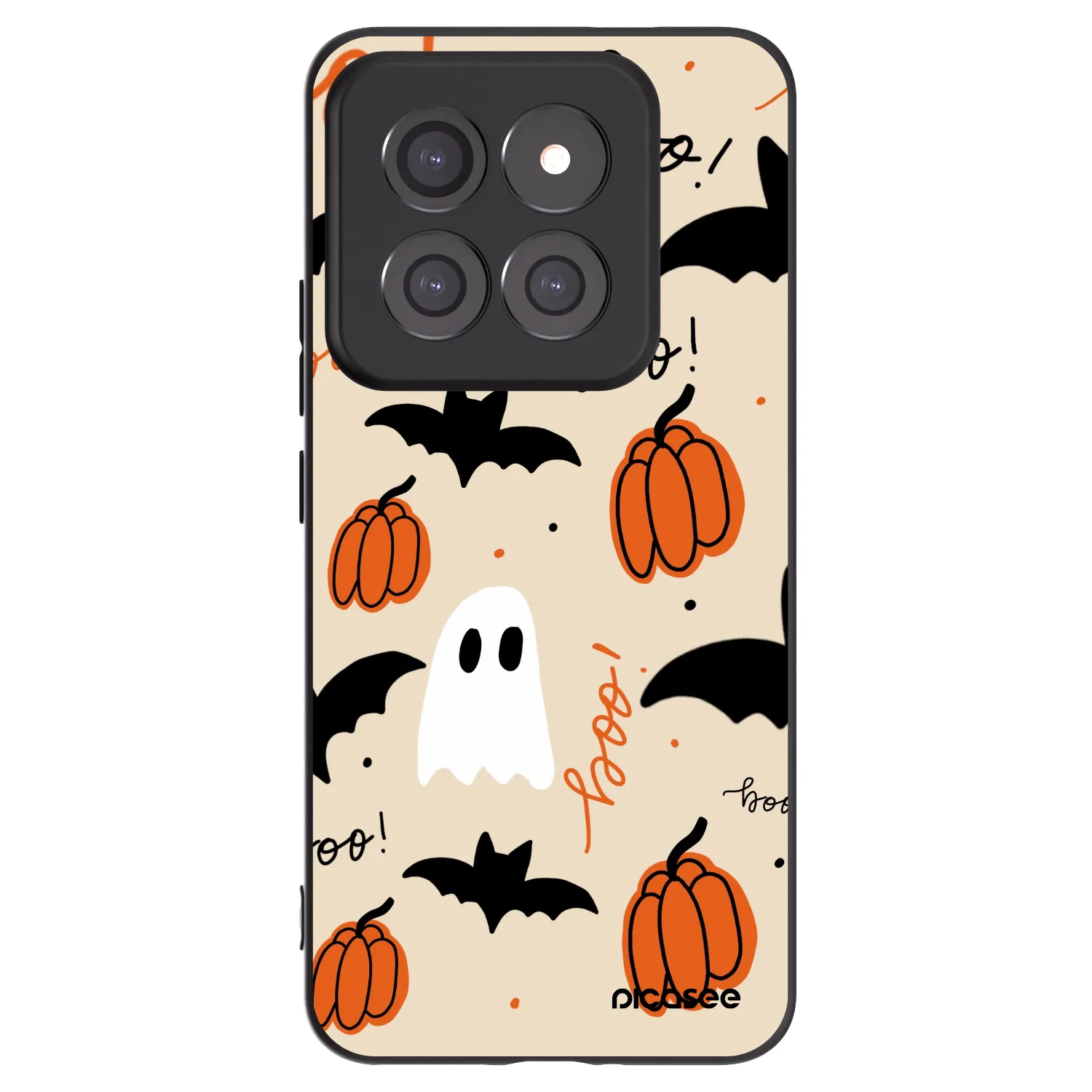 Picasee silikónový čierny obal pre Xiaomi 14 Pro - Halloween 26