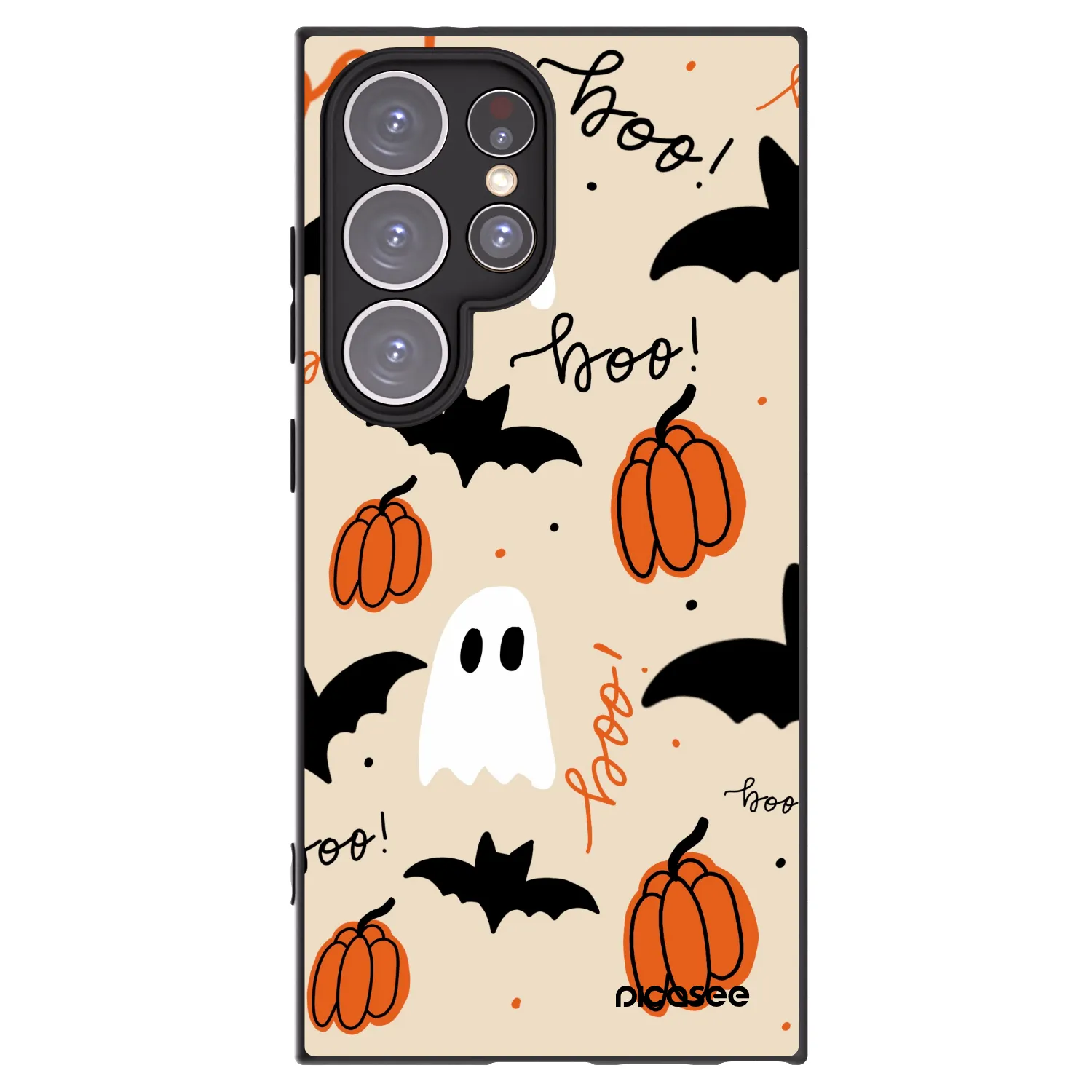 Picasee silikónový čierny obal pre Samsung Galaxy S24 Ultra S928B 5G - Halloween 26