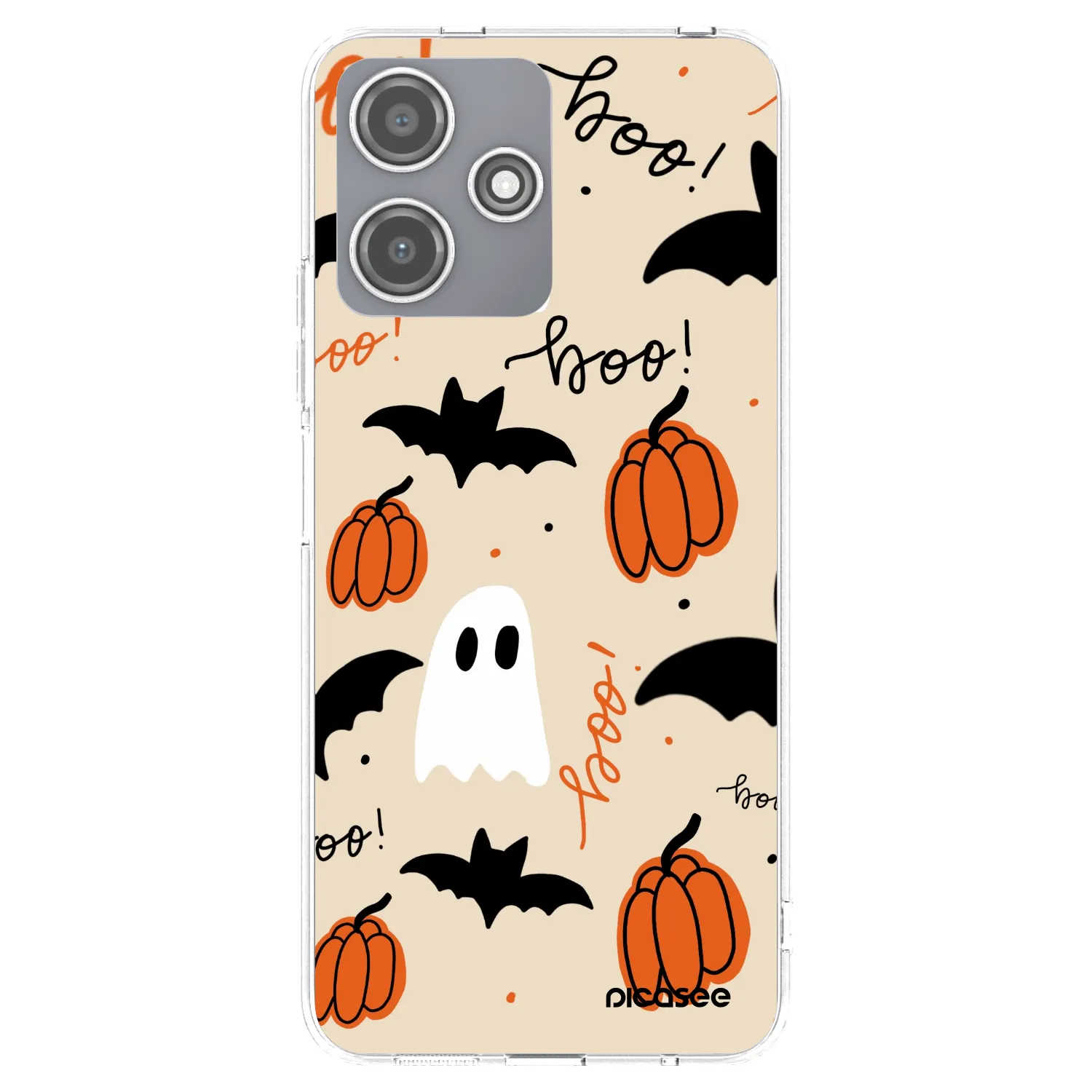 Picasee silikónový prehľadný obal pre Xiaomi Redmi 12 5G - Halloween 26