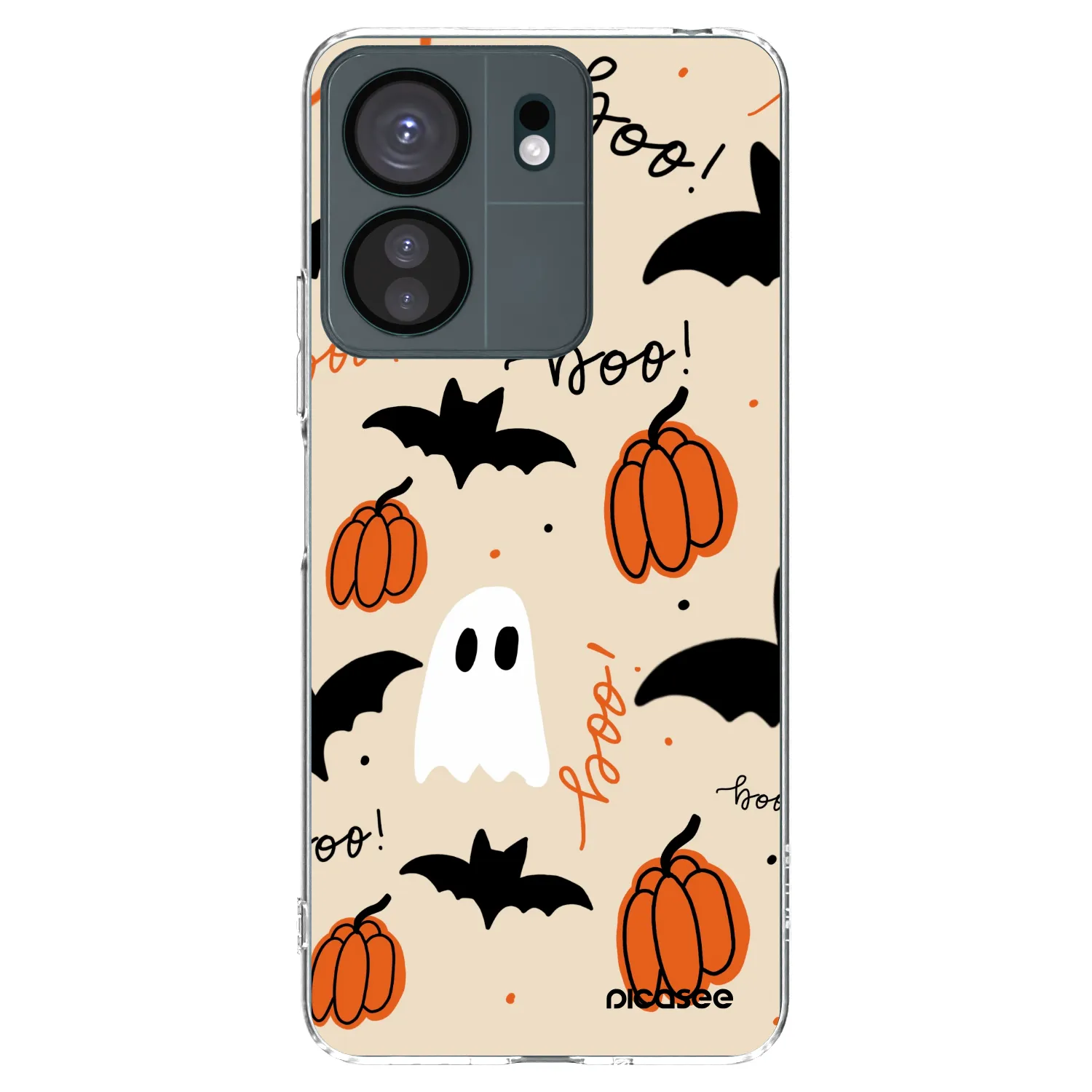 Picasee silikónový prehľadný obal pre Xiaomi Redmi 13C 4G - Halloween 26