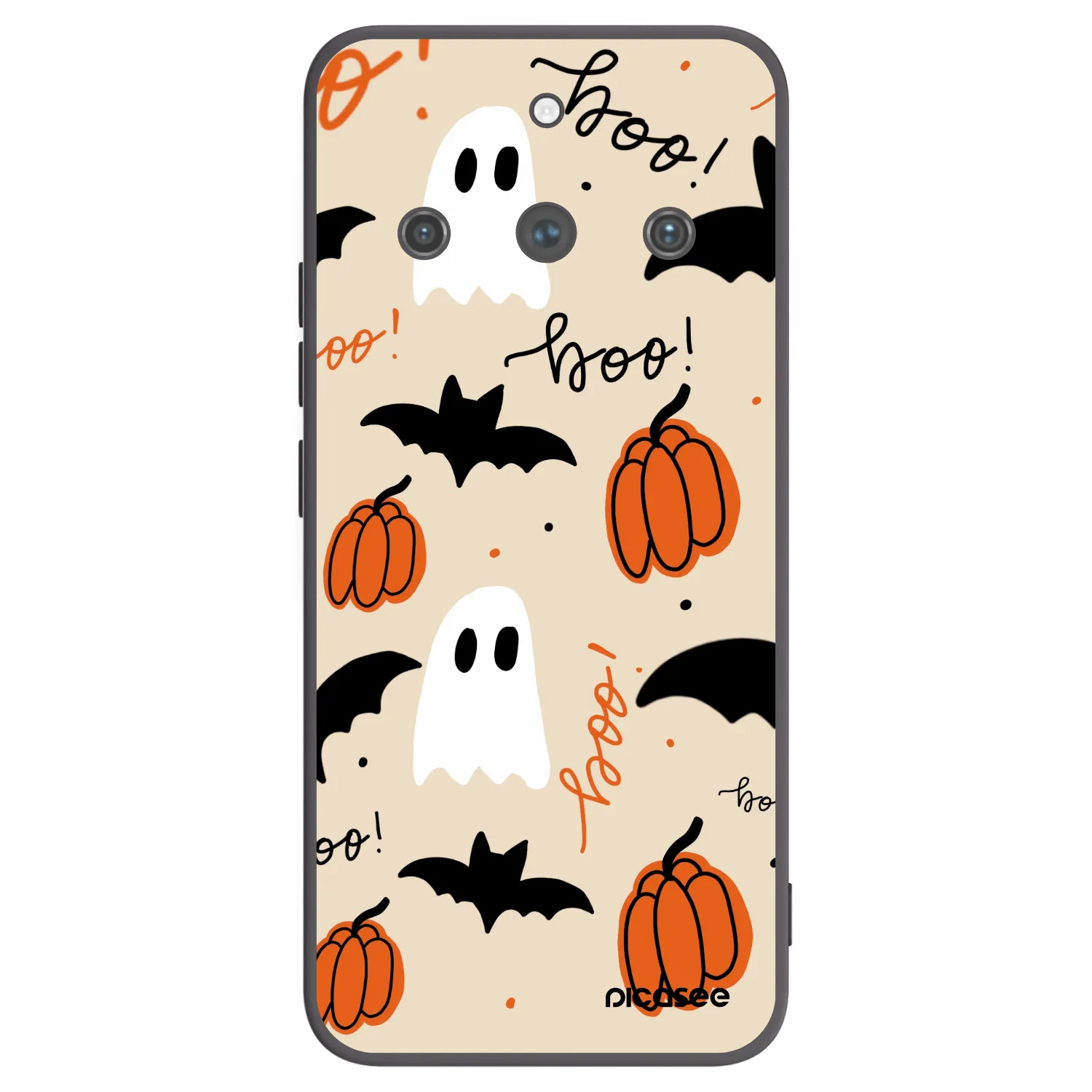 Picasee silikónový čierny obal pre Realme 11 Pro+ - Halloween 26