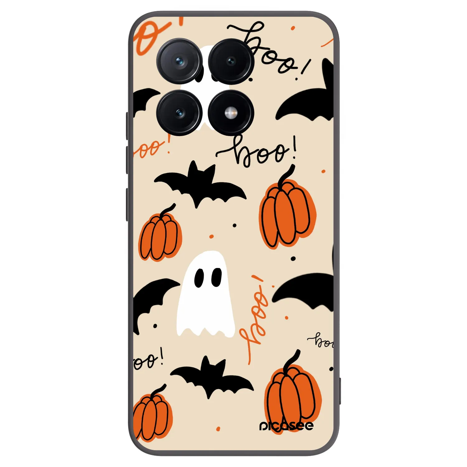 Picasee silikónový čierny obal pre Xiaomi Poco X6 Pro - Halloween 26