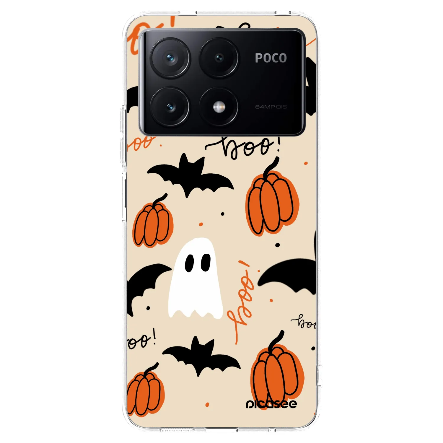 Picasee silikónový prehľadný obal pre Xiaomi Poco X6 Pro - Halloween 26