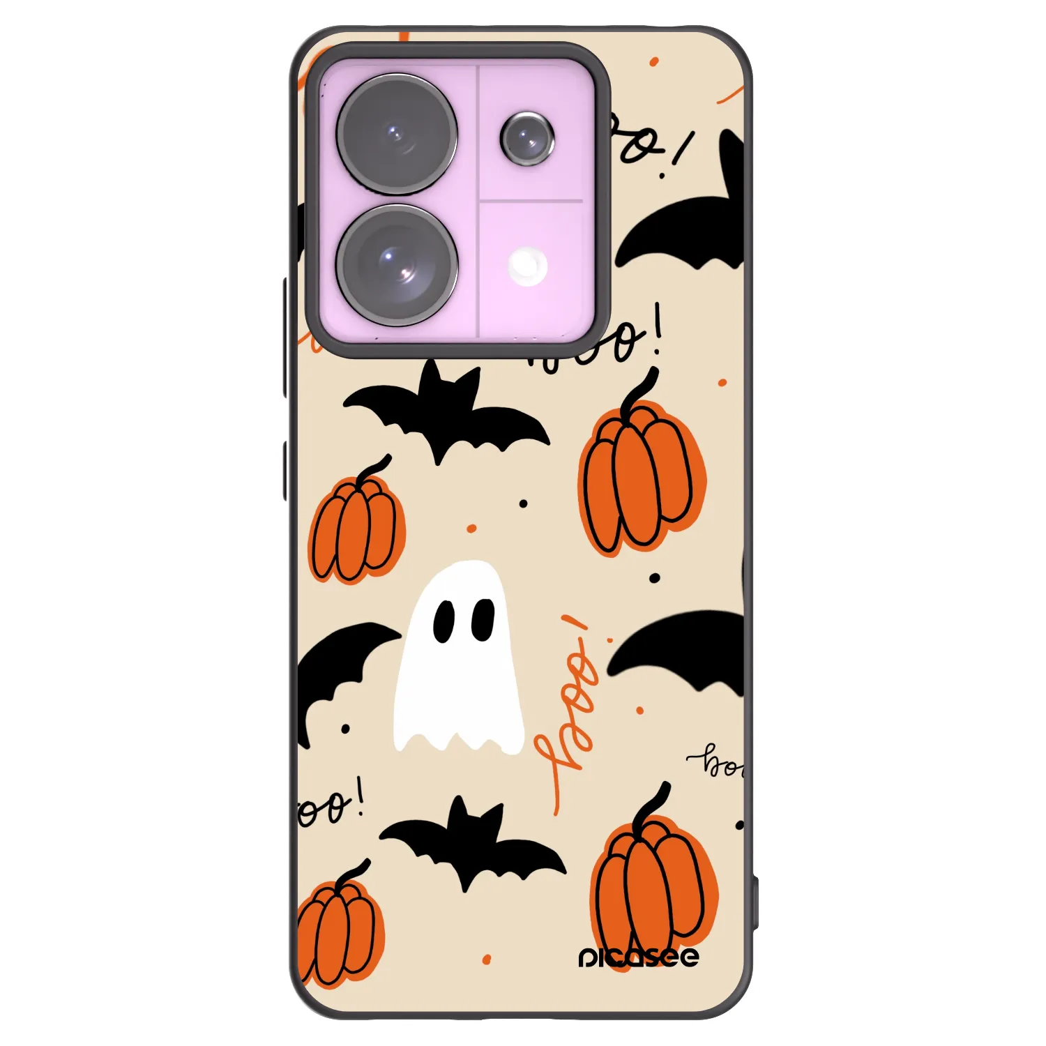 Picasee silikónový čierny obal pre Xiaomi Redmi Note 13 Pro 5G - Halloween 26