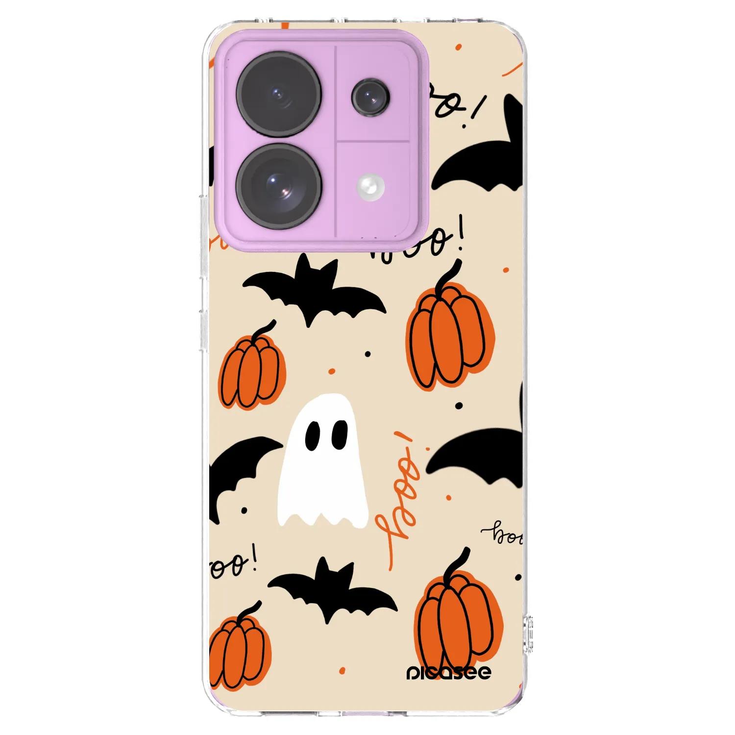 Picasee silikónový prehľadný obal pre Xiaomi Redmi Note 13 Pro 5G - Halloween 26