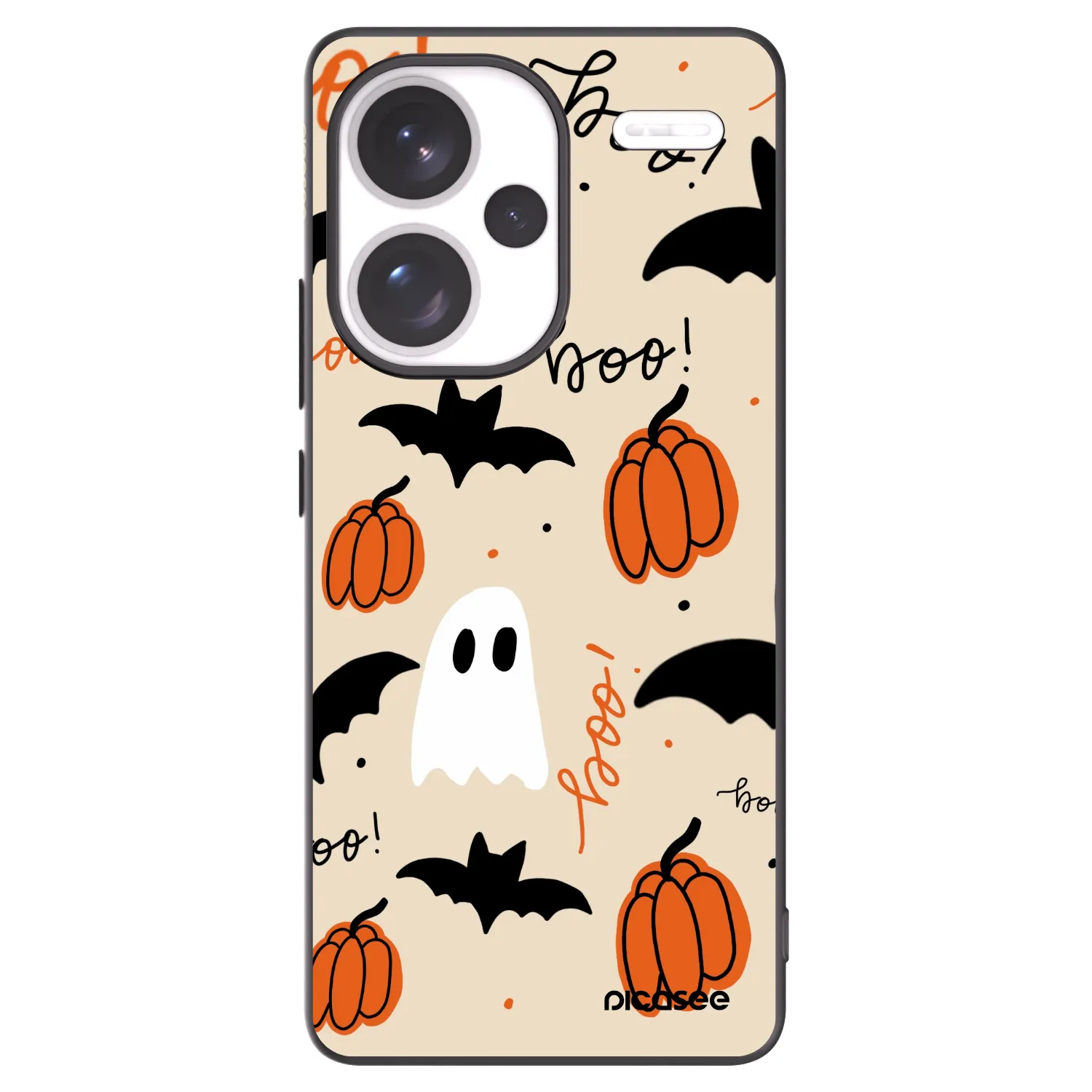 Picasee silikónový čierny obal pre Xiaomi Redmi Note 13 Pro+ 5G - Halloween 26
