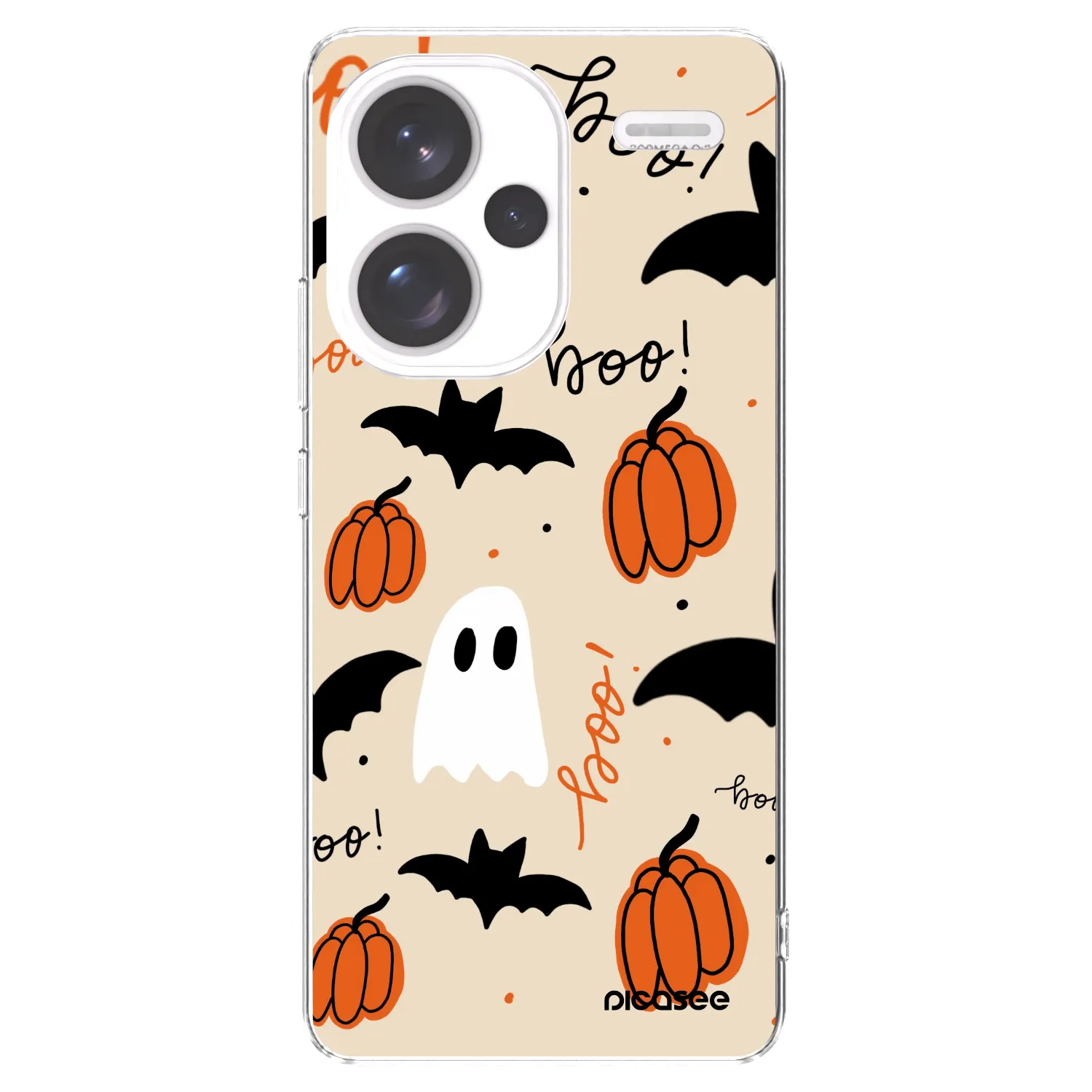 Picasee silikónový prehľadný obal pre Xiaomi Redmi Note 13 Pro+ 5G - Halloween 26