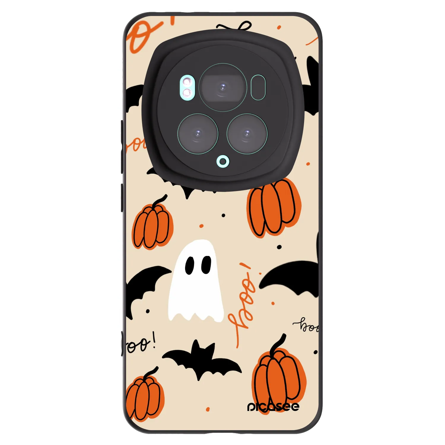 Picasee silikónový čierny obal pre Honor Magic6 Pro - Halloween 26