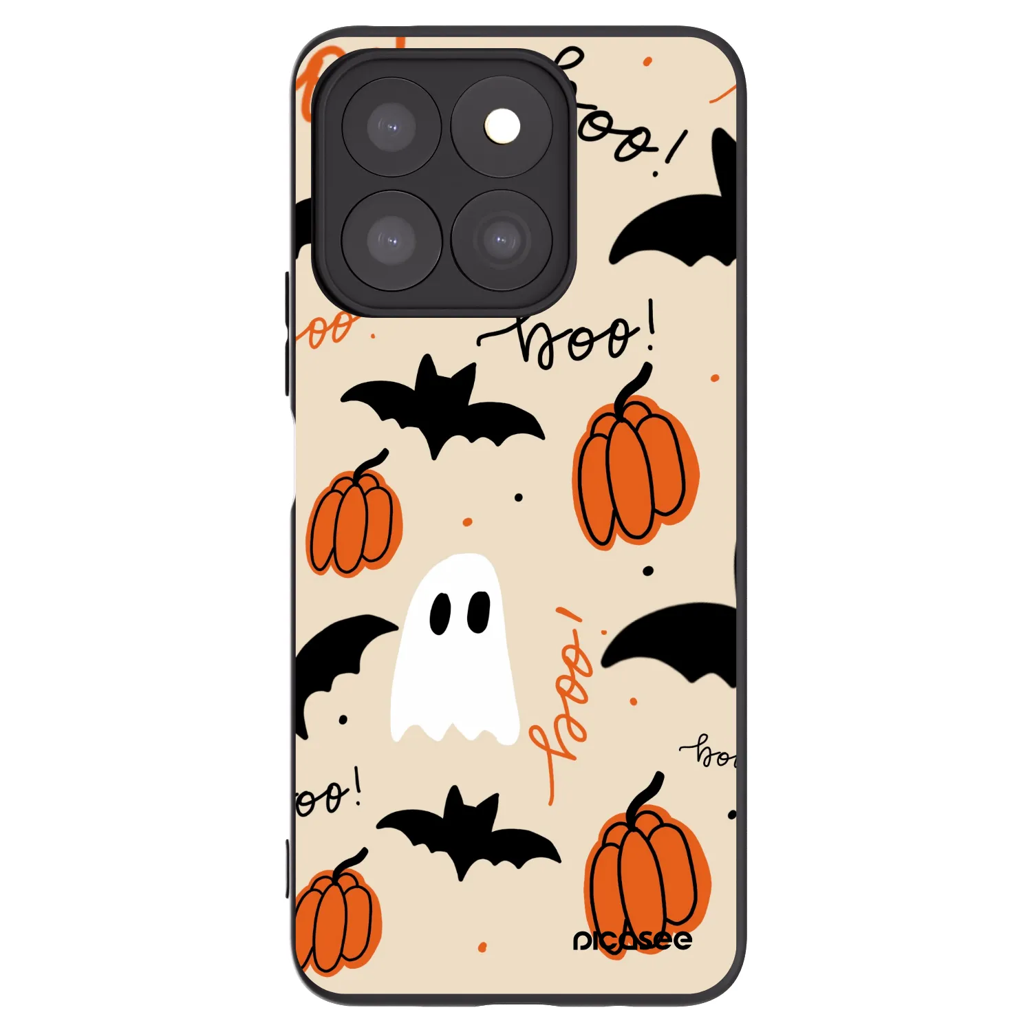 Picasee silikónový čierny obal pre Honor X8b - Halloween 26
