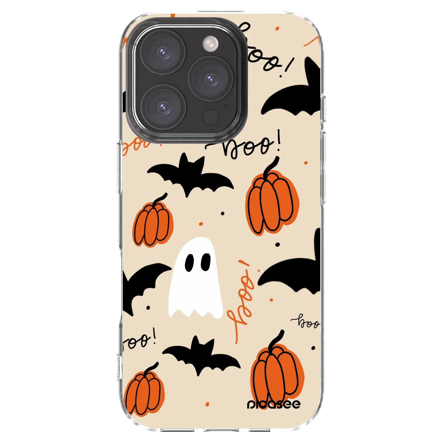 Picasee silikónový prehľadný obal pre Apple iPhone 16 Pro - Halloween 26