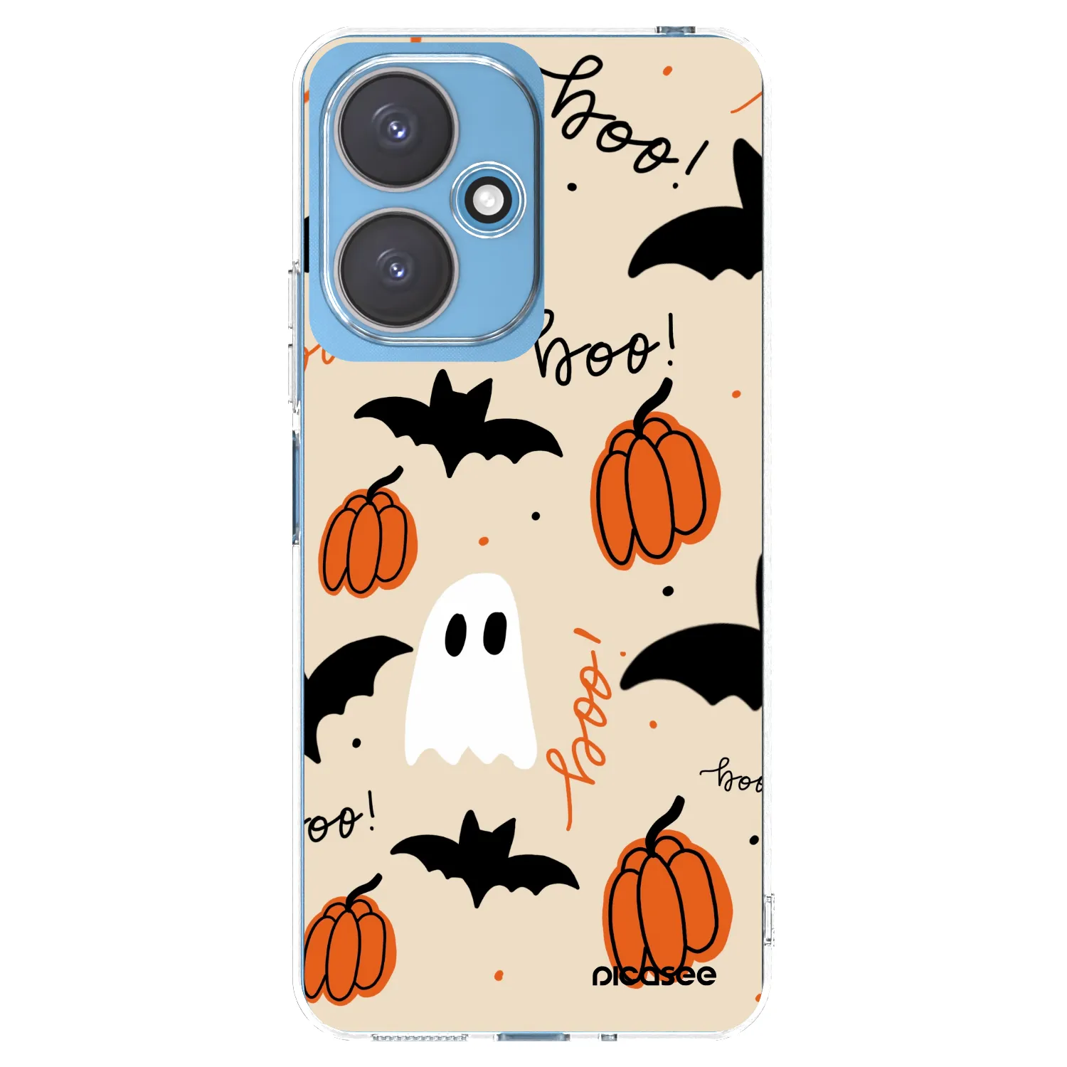 Picasee silikónový prehľadný obal pre Xiaomi Redmi 13C 5G - Halloween 26