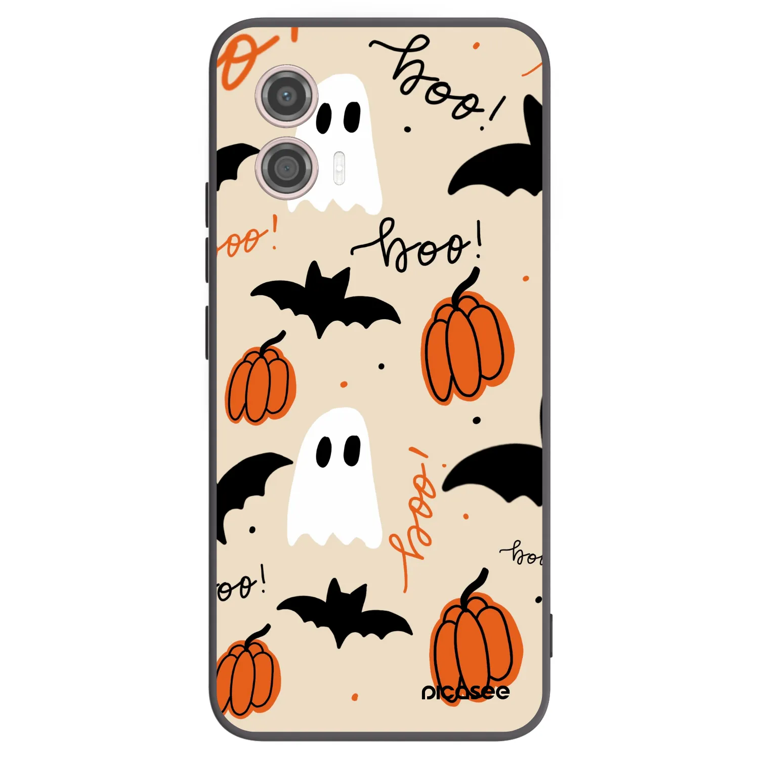 Picasee silikónový čierny obal pre Motorola Moto G53 5G - Halloween 26