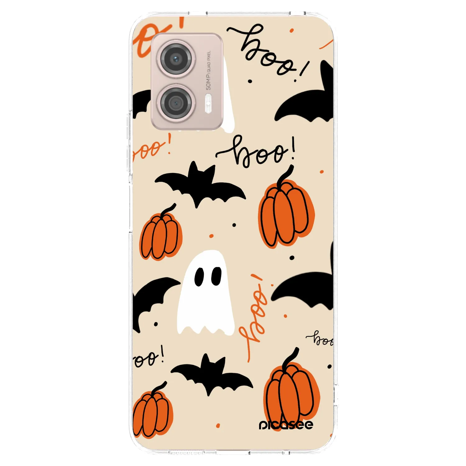 Picasee silikónový prehľadný obal pre Motorola Moto G53 5G - Halloween 26