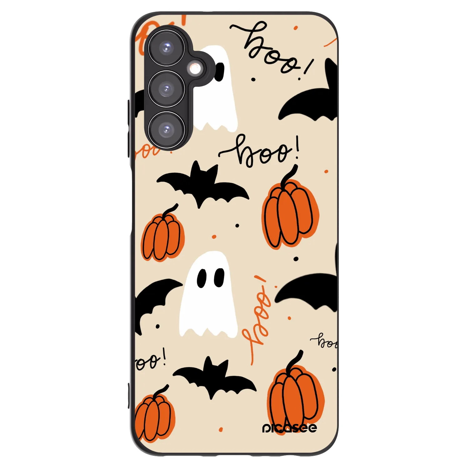 Picasee silikónový čierny obal pre Samsung Galaxy A05s A057G - Halloween 26