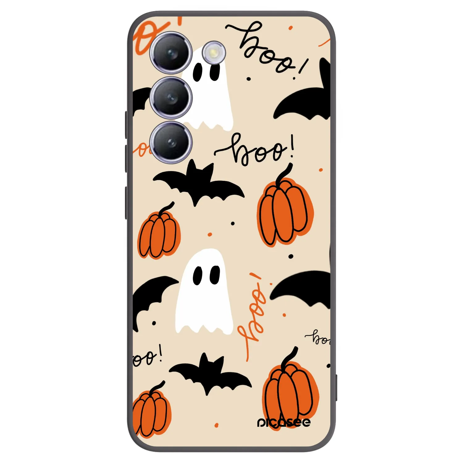 Picasee silikónový čierny obal pre Vivo V40 SE 5G - Halloween 26