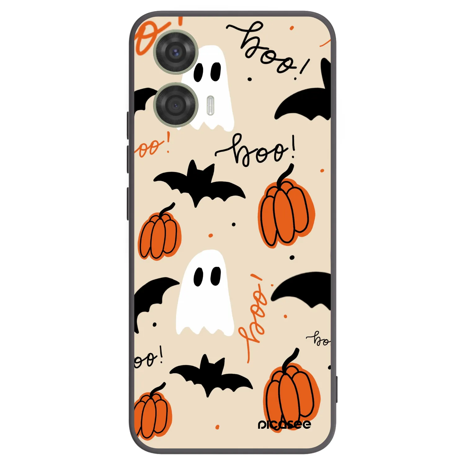 Picasee silikónový čierny obal pre Motorola Moto G24 - Halloween 26