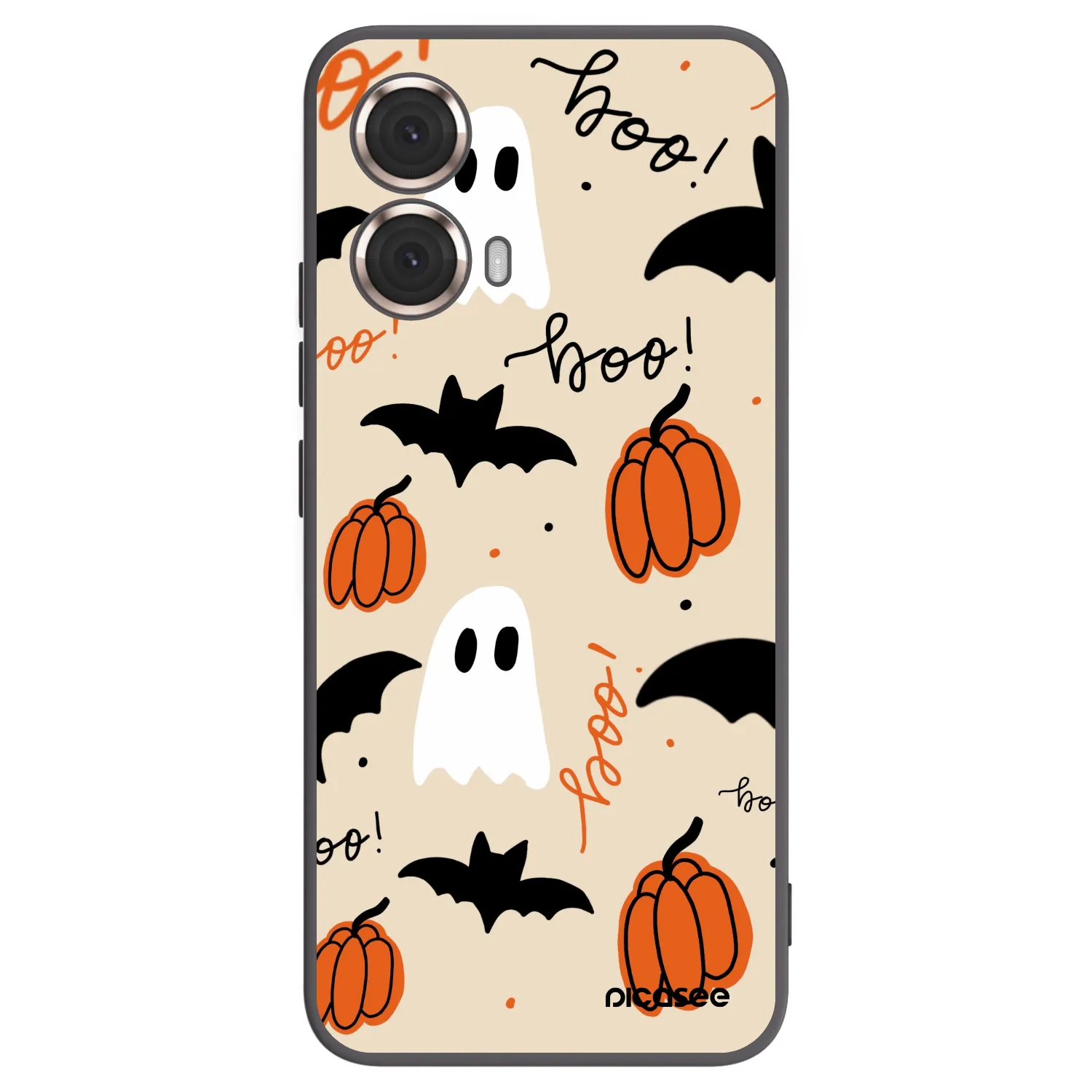 Picasee silikónový čierny obal pre Motorola Moto G85 - Halloween 26