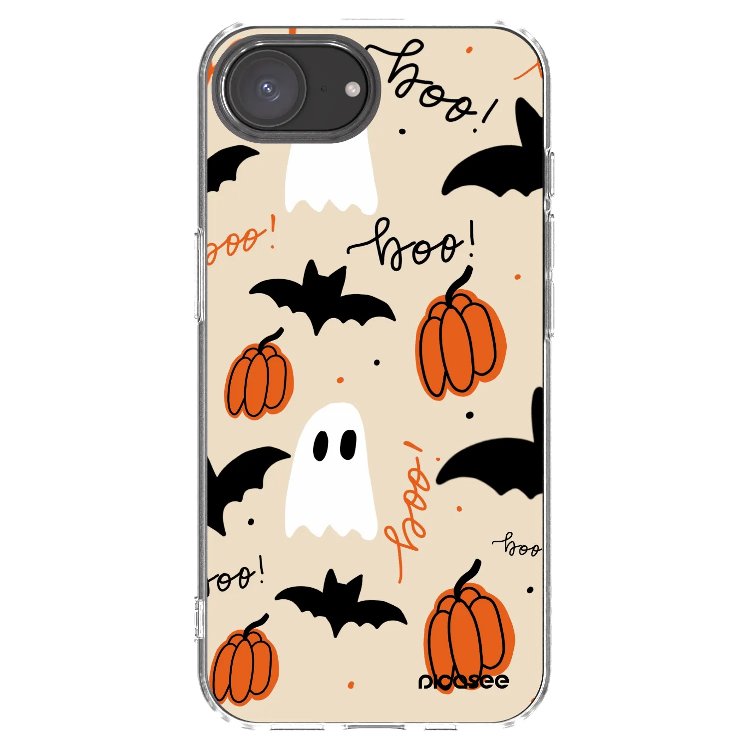 Picasee silikónový prehľadný obal pre Apple iPhone 16e - Halloween 26