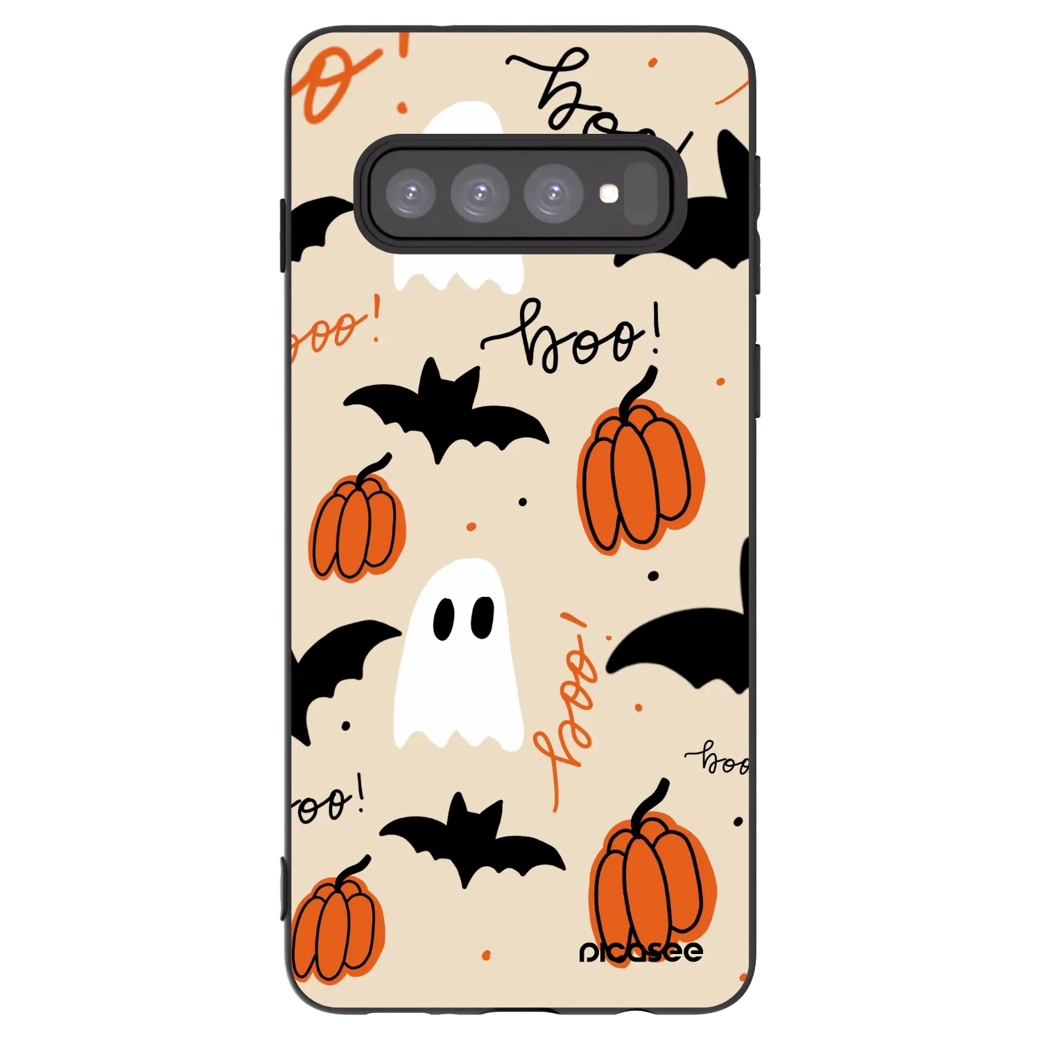 Picasee silikónový čierny obal pre Samsung Galaxy S10 G973 - Halloween 26
