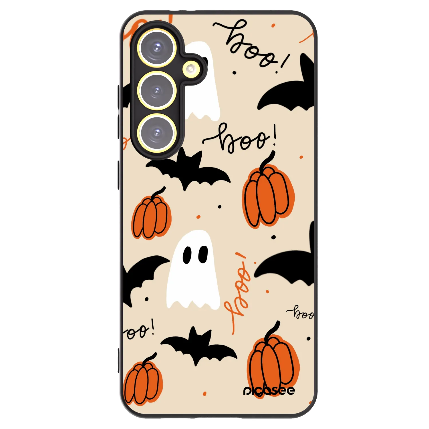 Picasee silikónový čierny obal pre Samsung Galaxy S24 FE S721B - Halloween 26