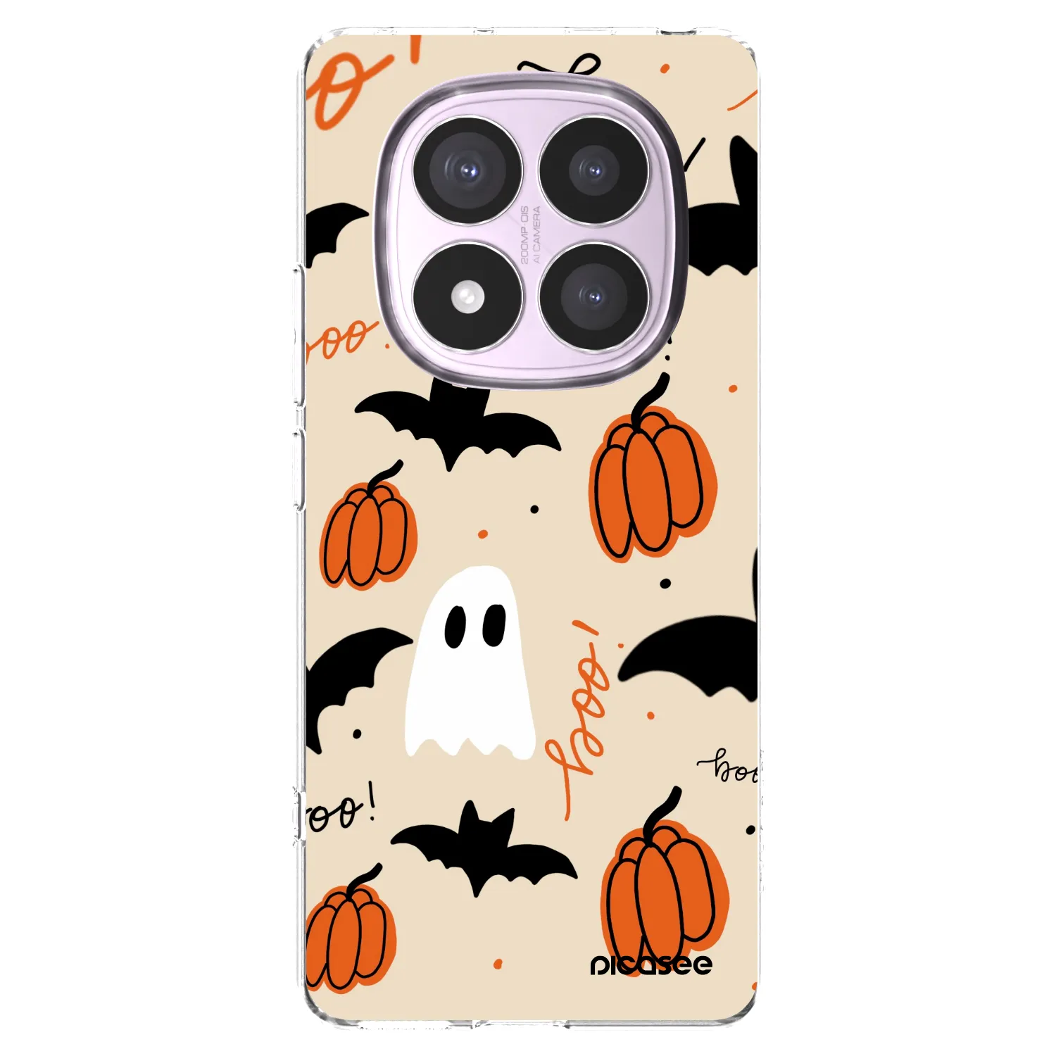 Picasee silikónový prehľadný obal pre Xiaomi Redmi Note 14 Pro 5G - Halloween 26