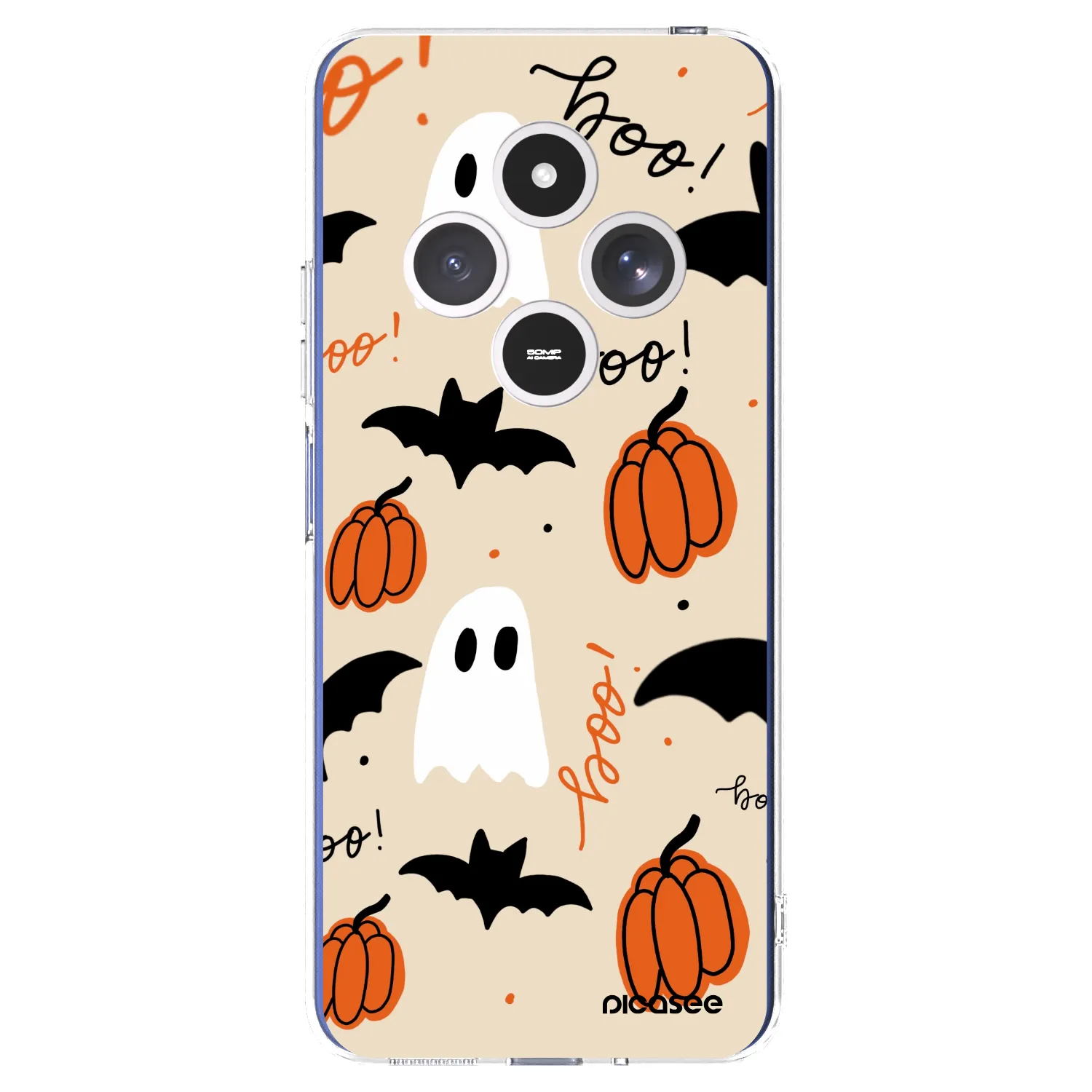 Picasee silikónový prehľadný obal pre Xiaomi Redmi 14C - Halloween 26