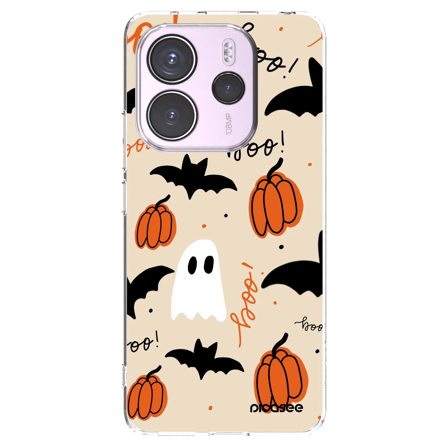 Picasee silikónový prehľadný obal pre Xiaomi Redmi Note 14 4G - Halloween 26
