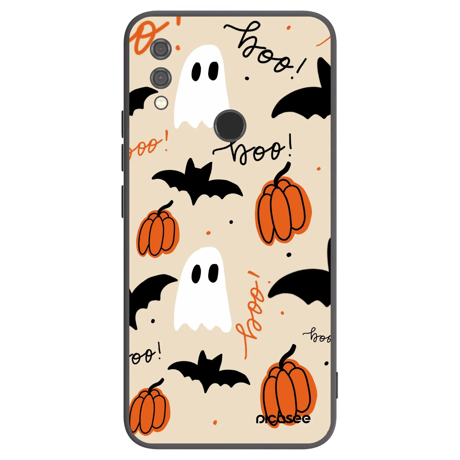 Picasee silikónový čierny obal pre Xiaomi Redmi Note 7 - Halloween 26