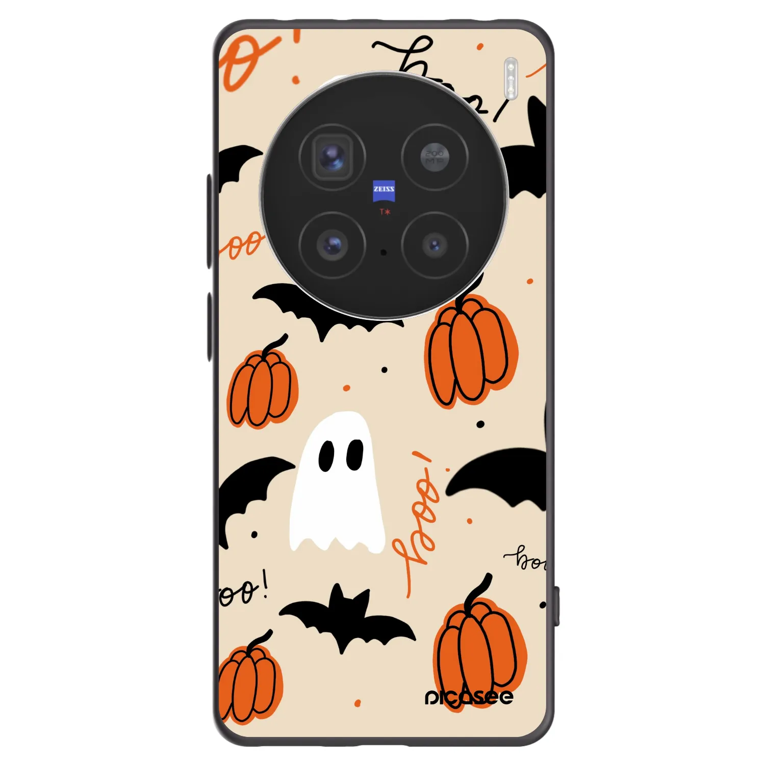 Picasee silikónový čierny obal pre Vivo X200 Pro - Halloween 26