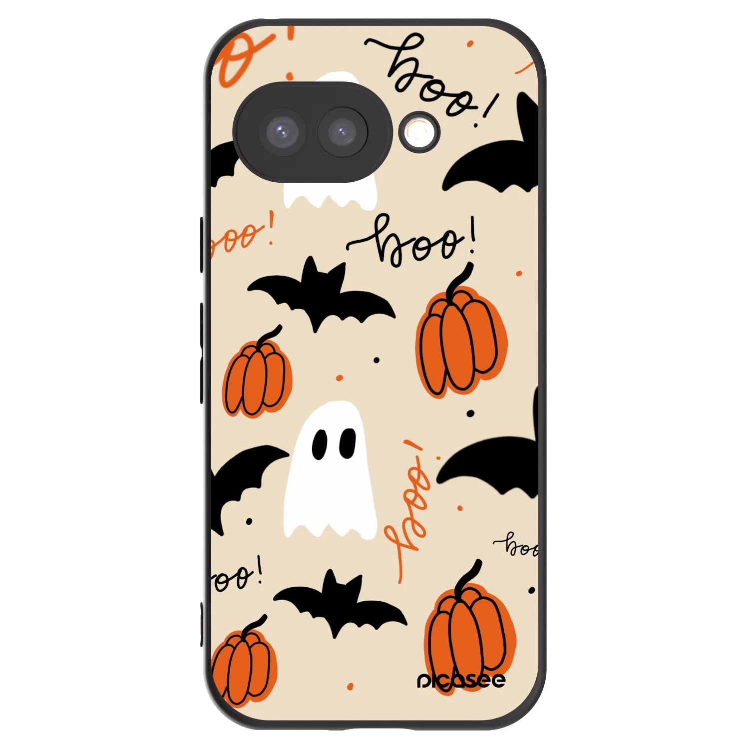 Picasee silikónový čierny obal pre Google Pixel 9a - Halloween 26